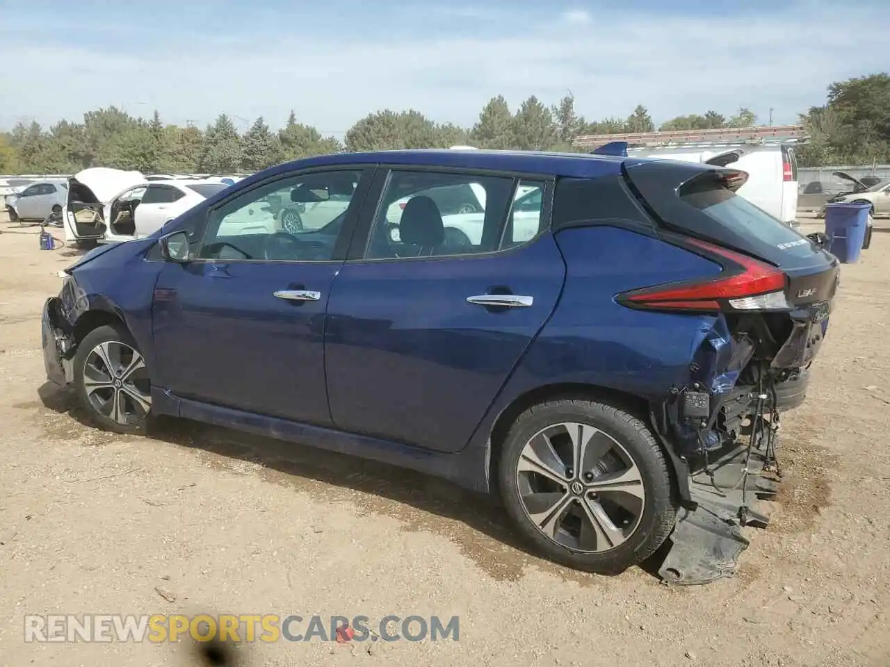 2 Photograph of a damaged car 1N4BZ1CV0NC558986 NISSAN LEAF 2022