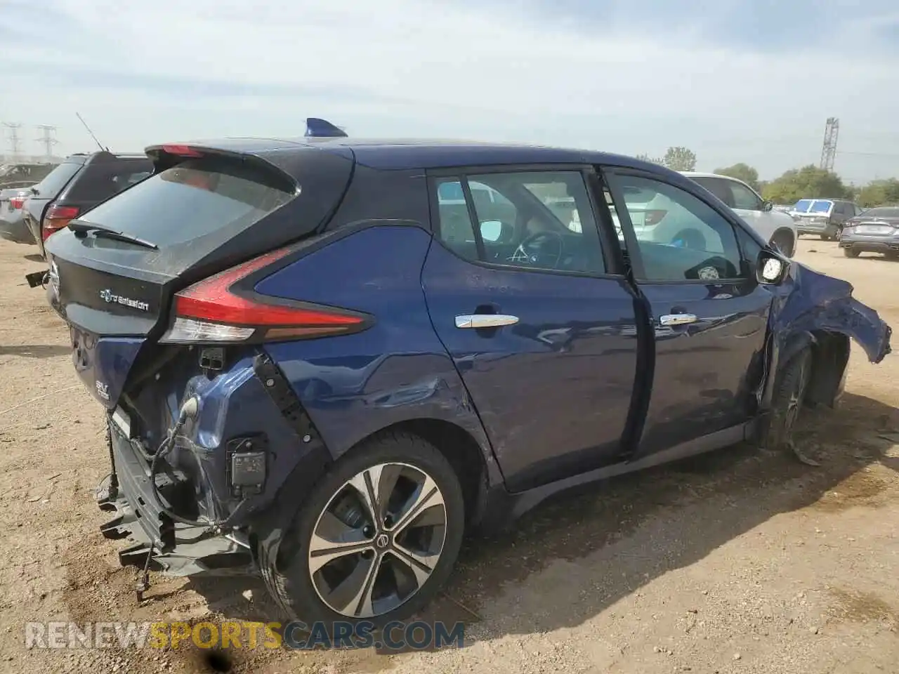 3 Photograph of a damaged car 1N4BZ1CV0NC558986 NISSAN LEAF 2022