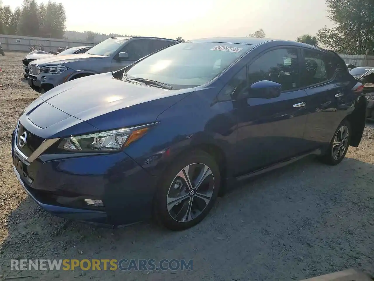 1 Photograph of a damaged car 1N4BZ1CV4NC553807 NISSAN LEAF 2022