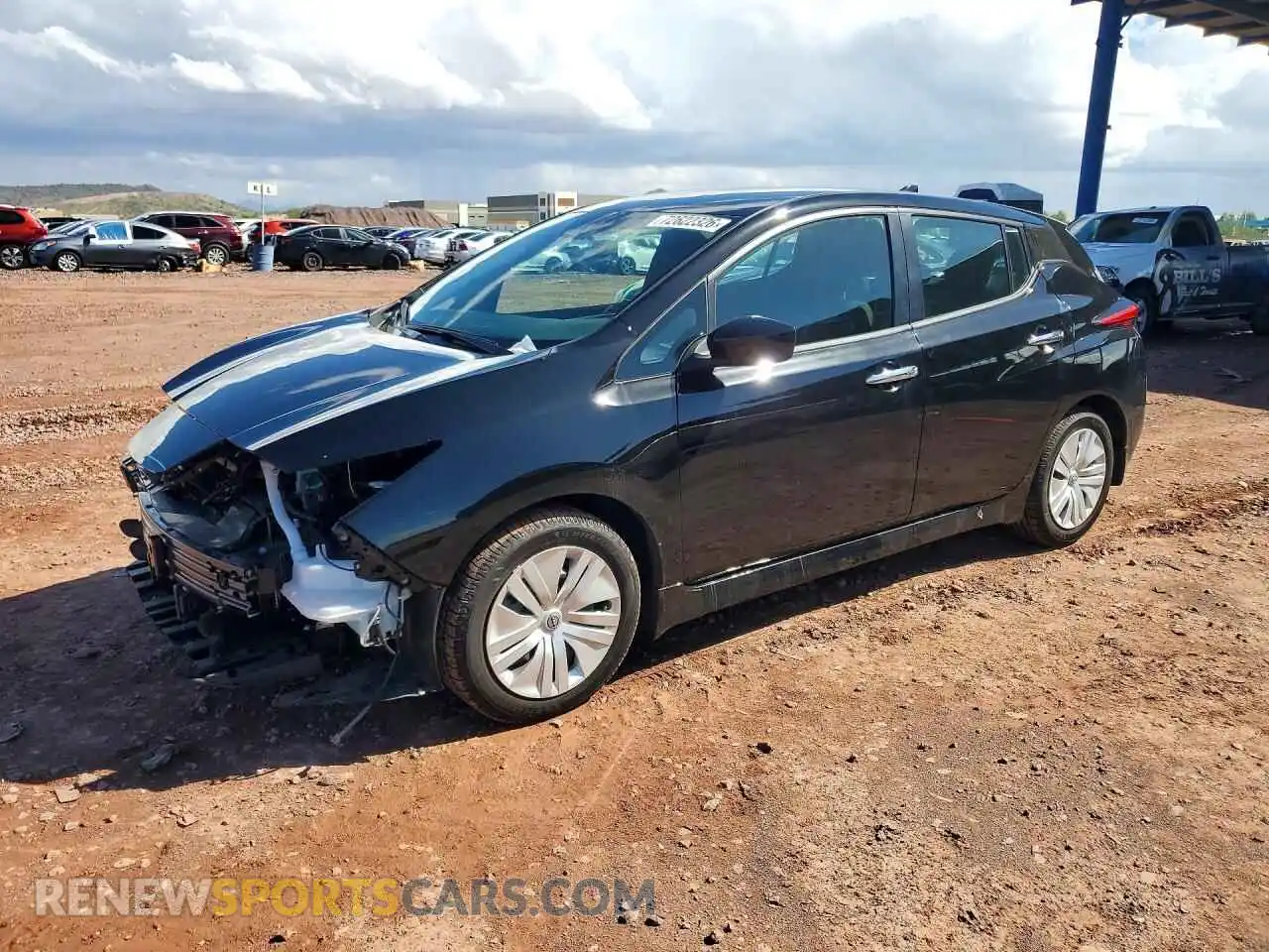 1 Photograph of a damaged car 1N4AZ1BV1PC559967 NISSAN LEAF 2023