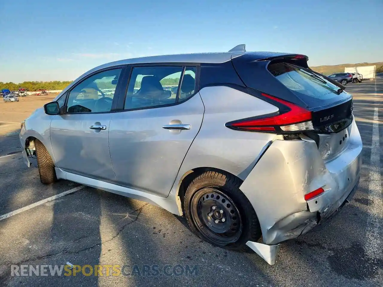 2 Photograph of a damaged car 1N4AZ1BV3PC554432 NISSAN LEAF 2023