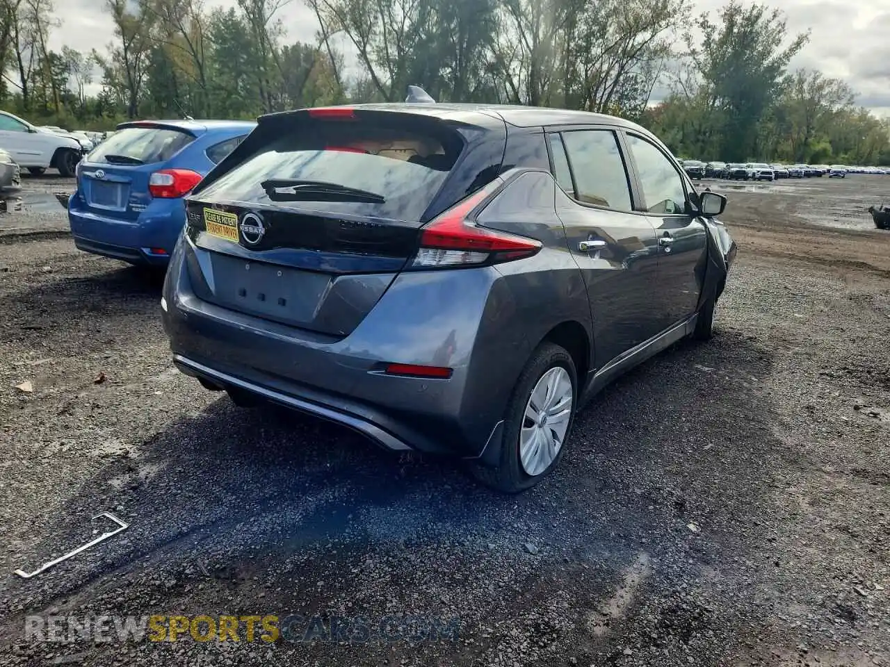 3 Фотография поврежденного автомобиля 1N4AZ1BV7PC556832 NISSAN LEAF 2023