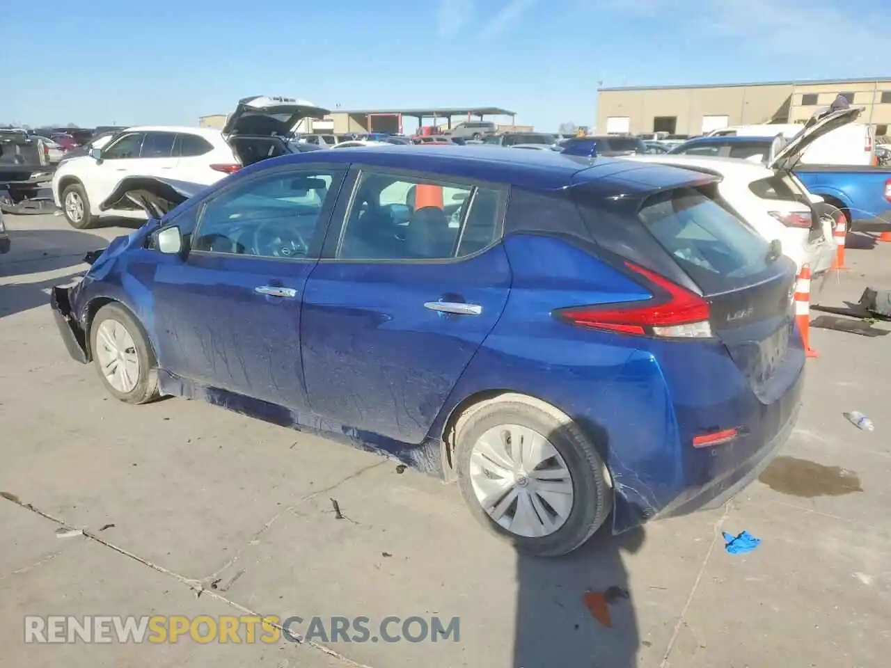 2 Photograph of a damaged car 1N4AZ1BV7PC561593 NISSAN LEAF 2023