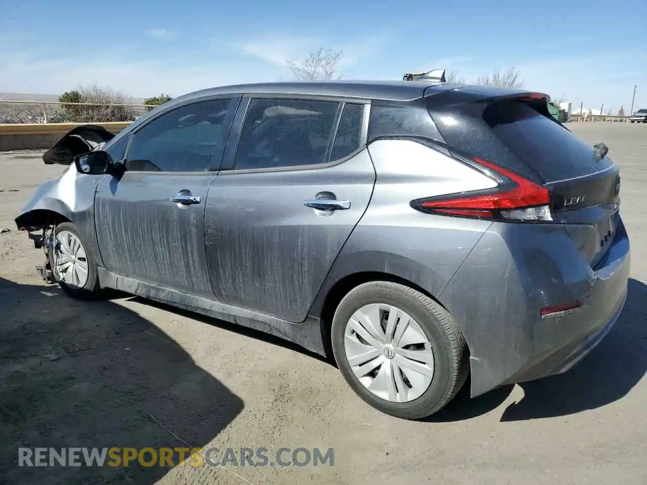 2 Photograph of a damaged car 1N4AZ1BVXPC554976 NISSAN LEAF 2023