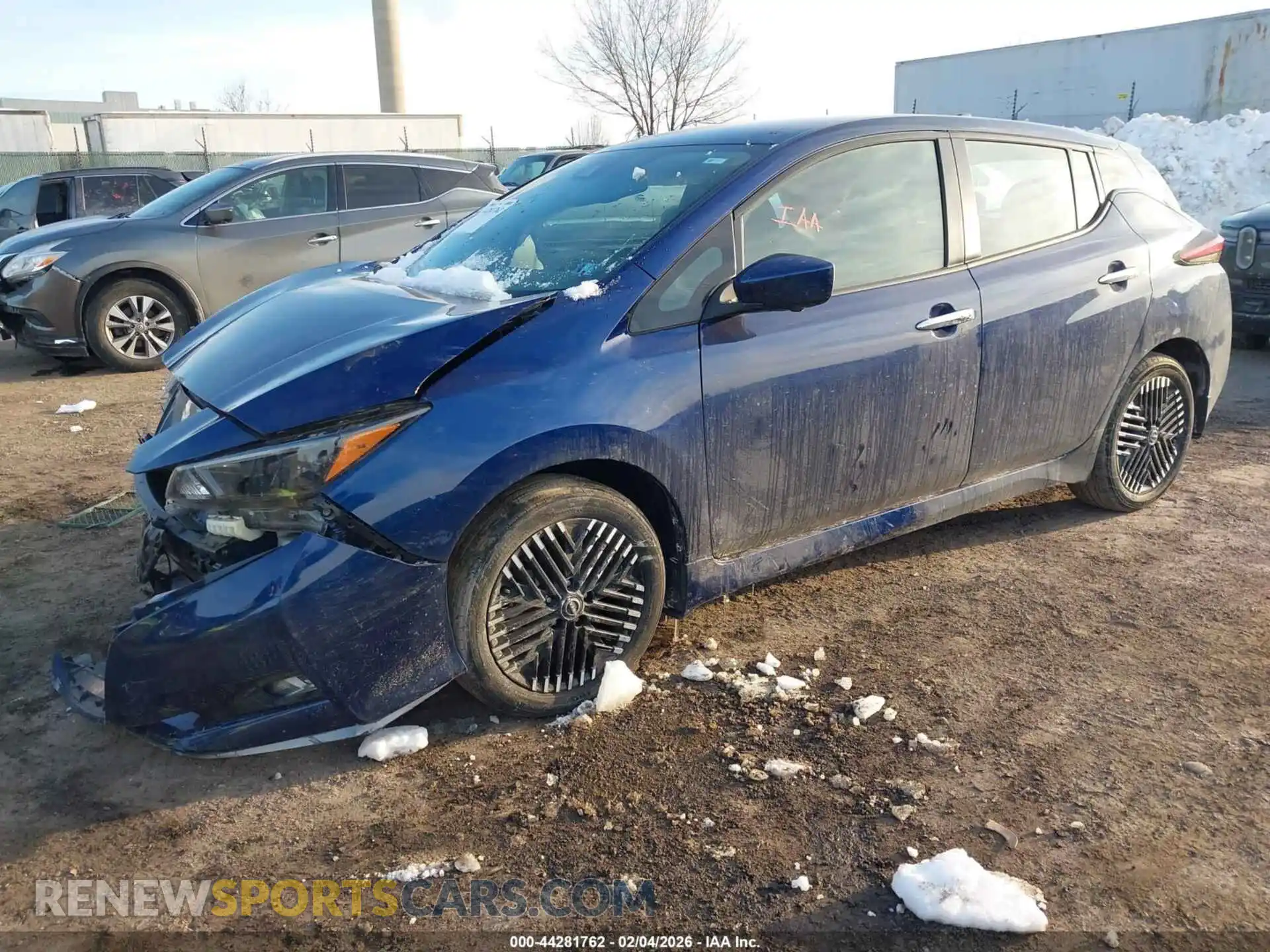 2 Photograph of a damaged car 1N4CZ1CV0PC557487 NISSAN LEAF 2023