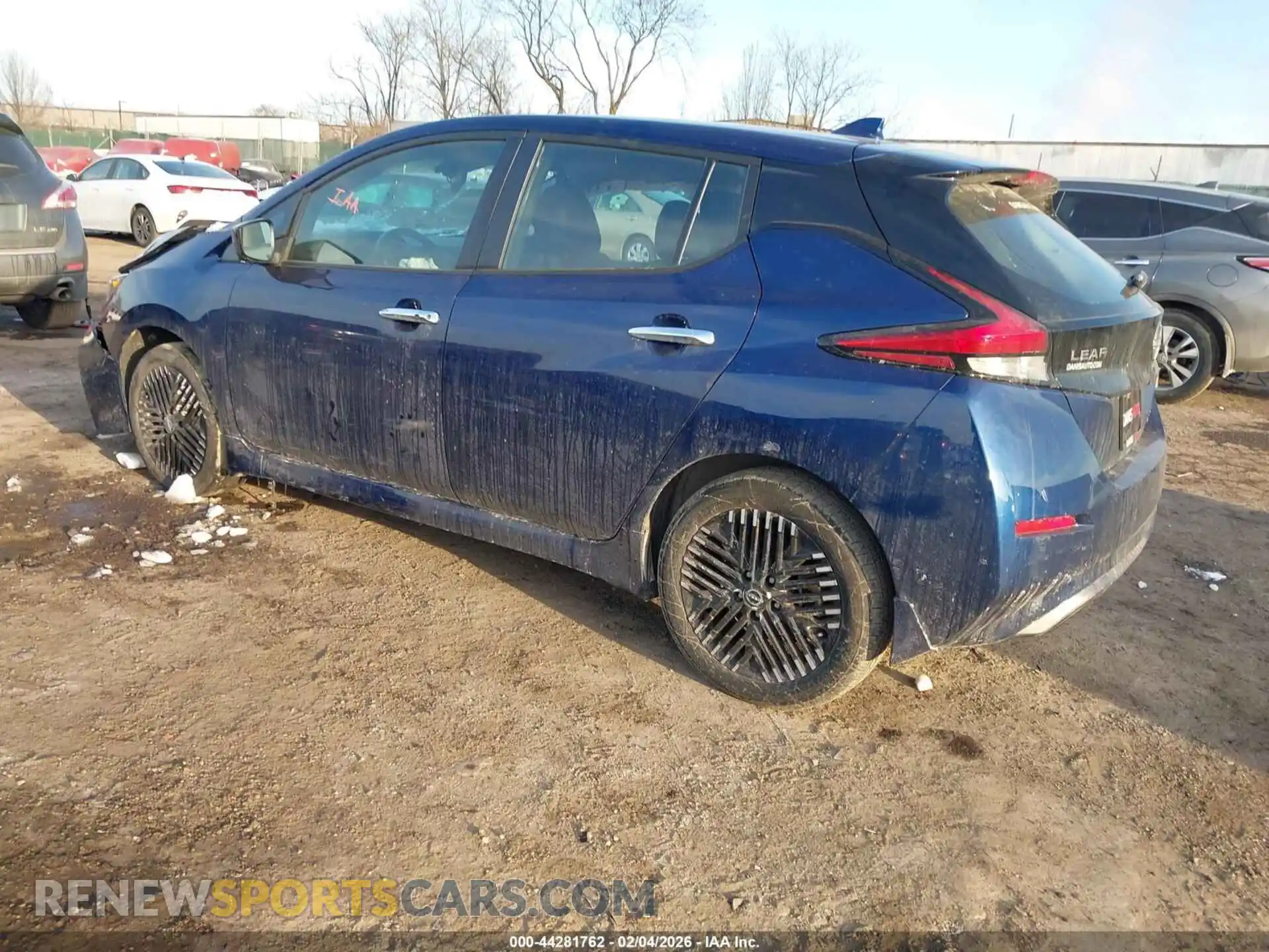 3 Photograph of a damaged car 1N4CZ1CV0PC557487 NISSAN LEAF 2023