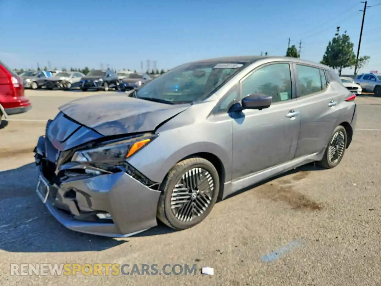 1 fotografías del automóvil dañado 1N4CZ1CV0PC561541 NISSAN LEAF 2023