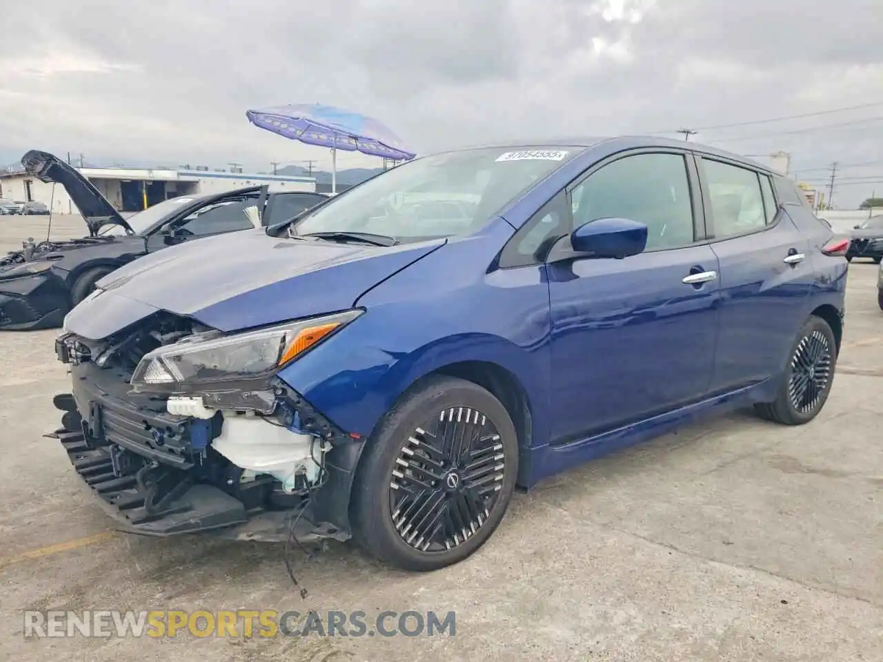 1 Photograph of a damaged car 1N4CZ1CV0PC562754 NISSAN LEAF 2023