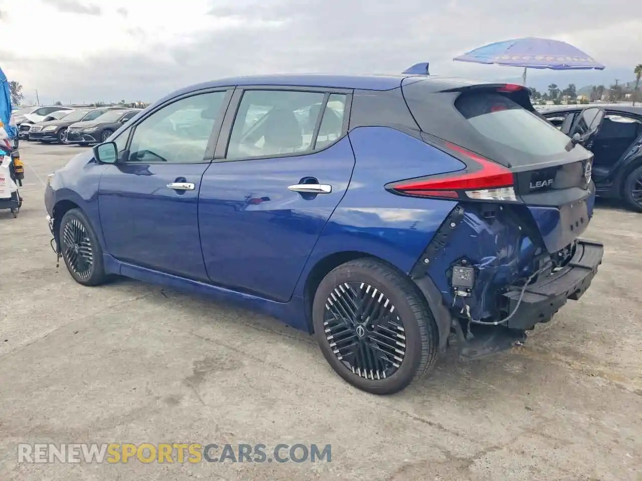2 Photograph of a damaged car 1N4CZ1CV0PC562754 NISSAN LEAF 2023