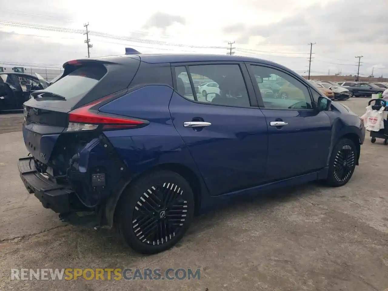 3 Photograph of a damaged car 1N4CZ1CV0PC562754 NISSAN LEAF 2023