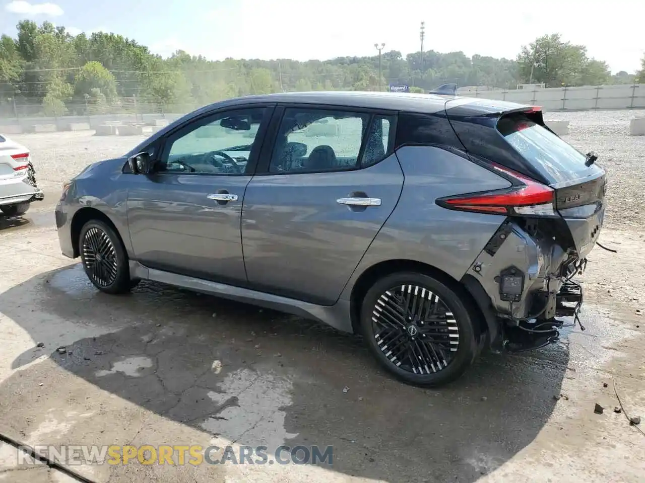 2 Photograph of a damaged car 1N4CZ1CV1PC551827 NISSAN LEAF 2023