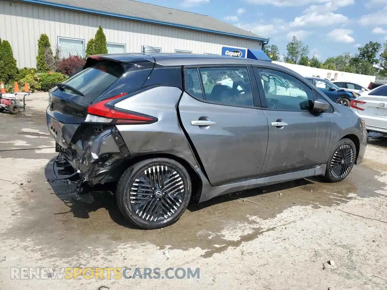3 Photograph of a damaged car 1N4CZ1CV1PC551827 NISSAN LEAF 2023