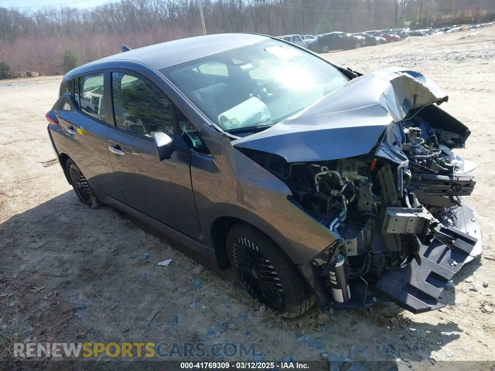 1 Photograph of a damaged car 1N4CZ1CV1PC557353 NISSAN LEAF 2023