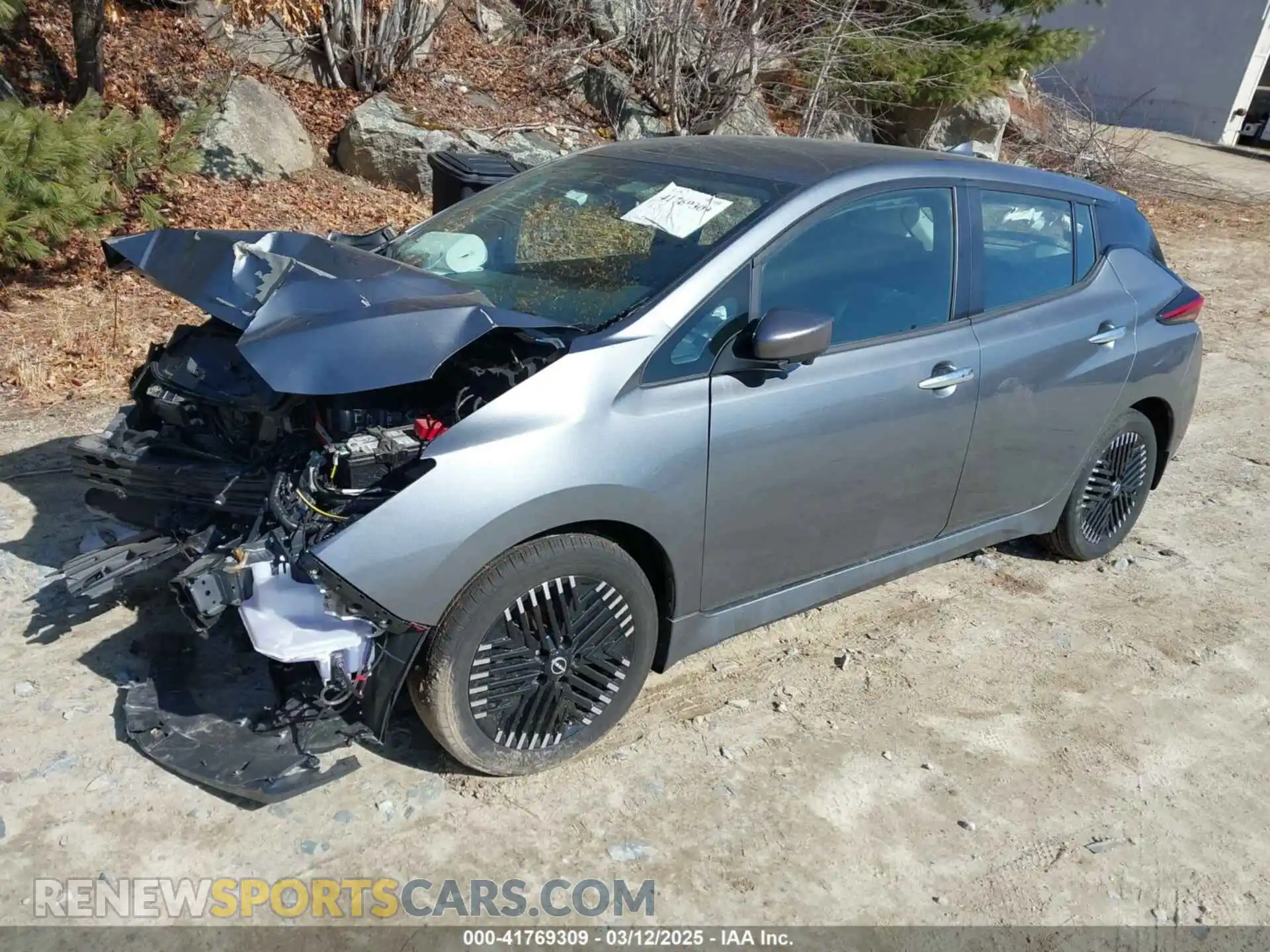 2 Photograph of a damaged car 1N4CZ1CV1PC557353 NISSAN LEAF 2023