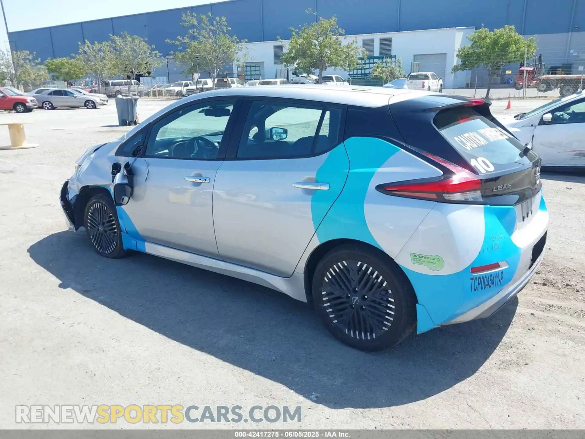 3 Photograph of a damaged car 1N4CZ1CV2PC550346 NISSAN LEAF 2023