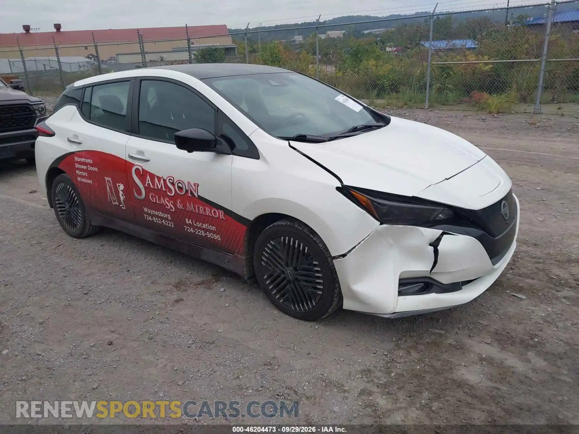 1 Photograph of a damaged car 1N4CZ1CV2PC551612 NISSAN LEAF 2023