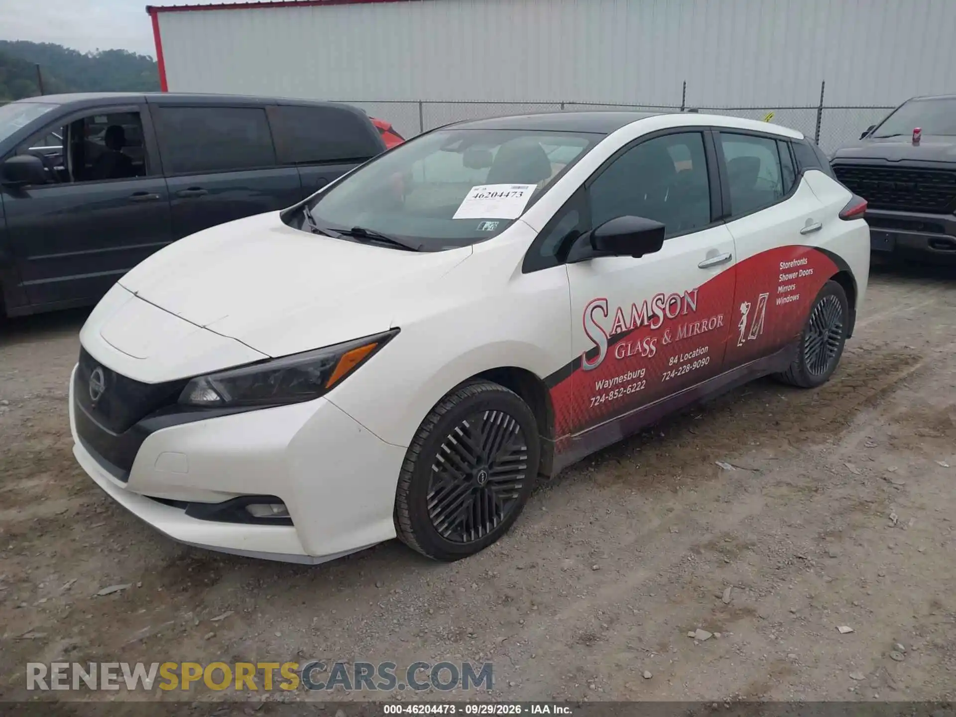 2 Photograph of a damaged car 1N4CZ1CV2PC551612 NISSAN LEAF 2023