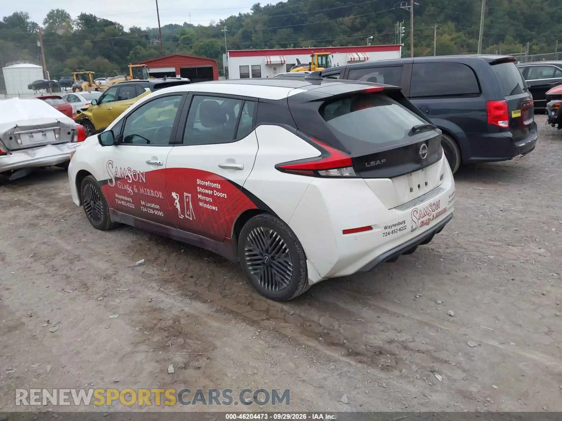 3 Photograph of a damaged car 1N4CZ1CV2PC551612 NISSAN LEAF 2023