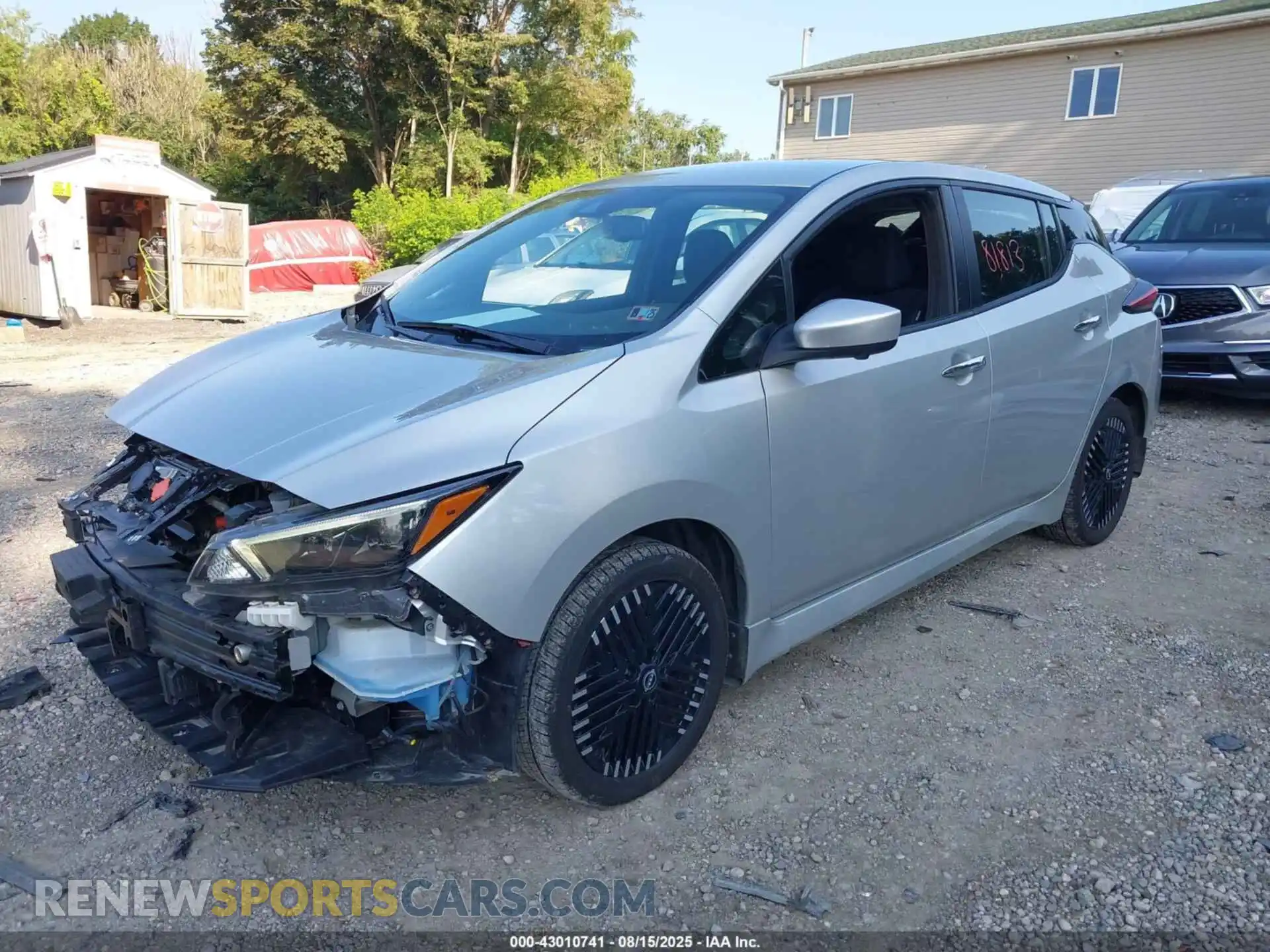 2 Photograph of a damaged car 1N4CZ1CV2PC552386 NISSAN LEAF 2023
