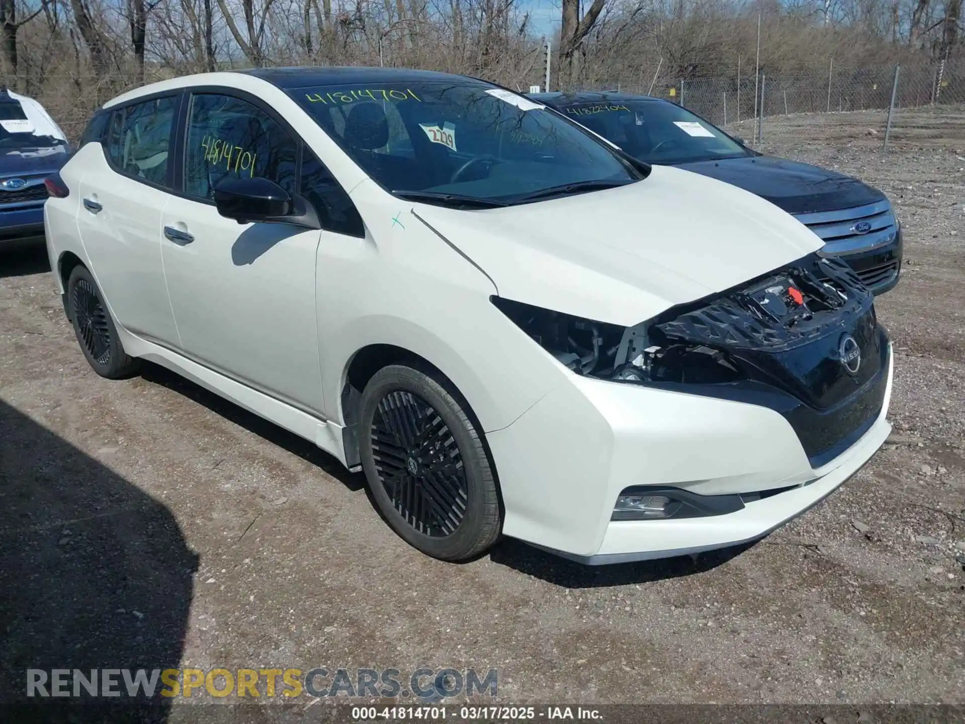 1 Photograph of a damaged car 1N4CZ1CV2PC557412 NISSAN LEAF 2023