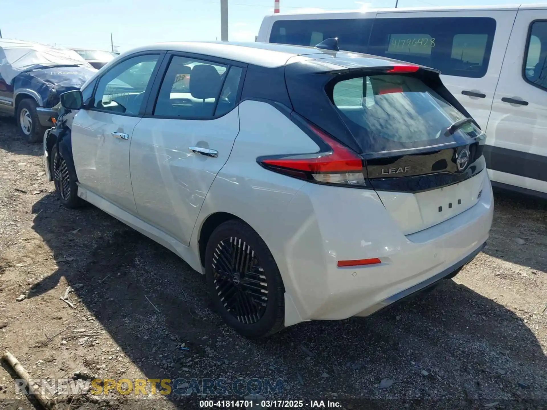 3 Photograph of a damaged car 1N4CZ1CV2PC557412 NISSAN LEAF 2023