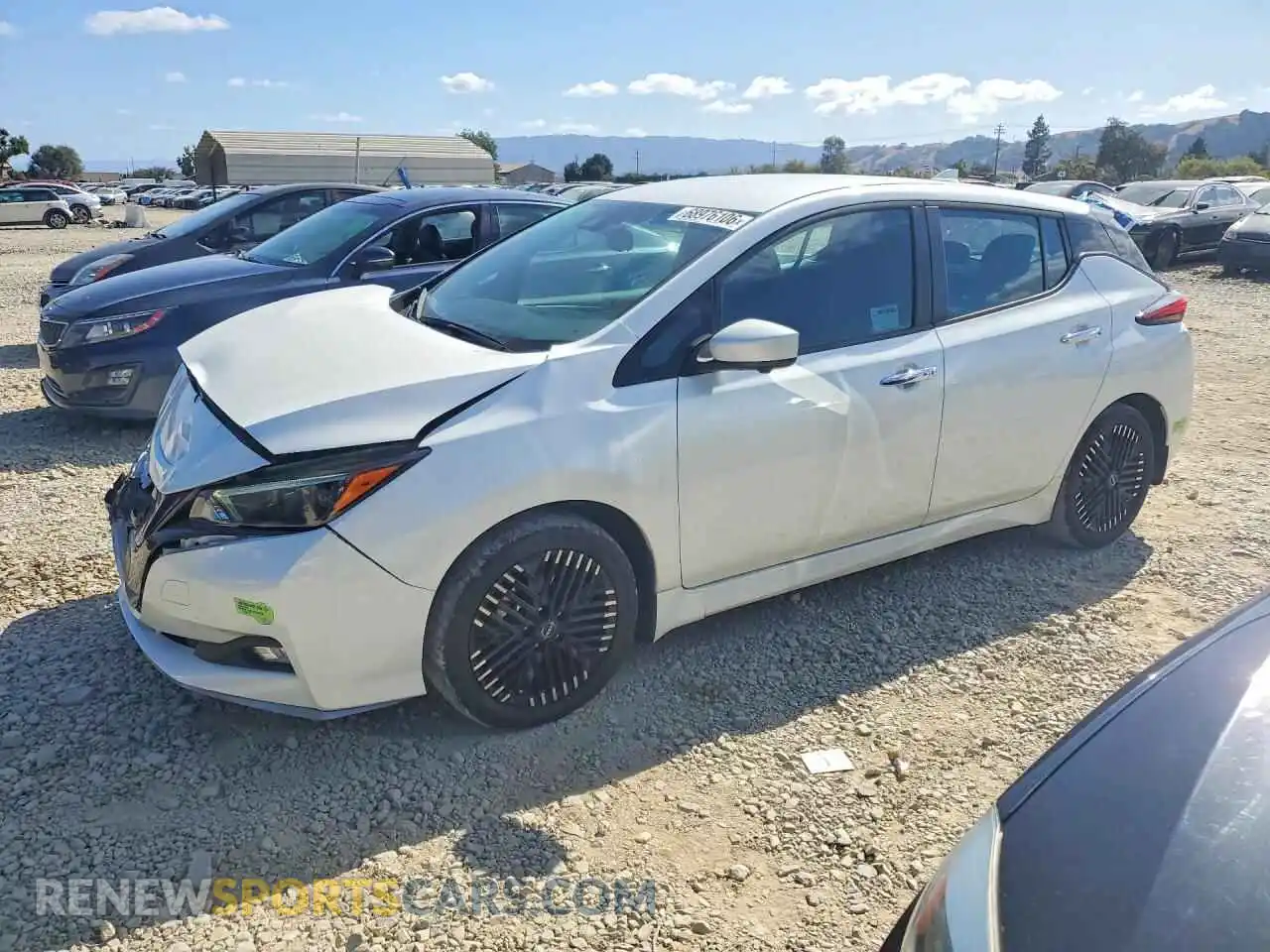 1 Photograph of a damaged car 1N4CZ1CV3PC551456 NISSAN LEAF 2023