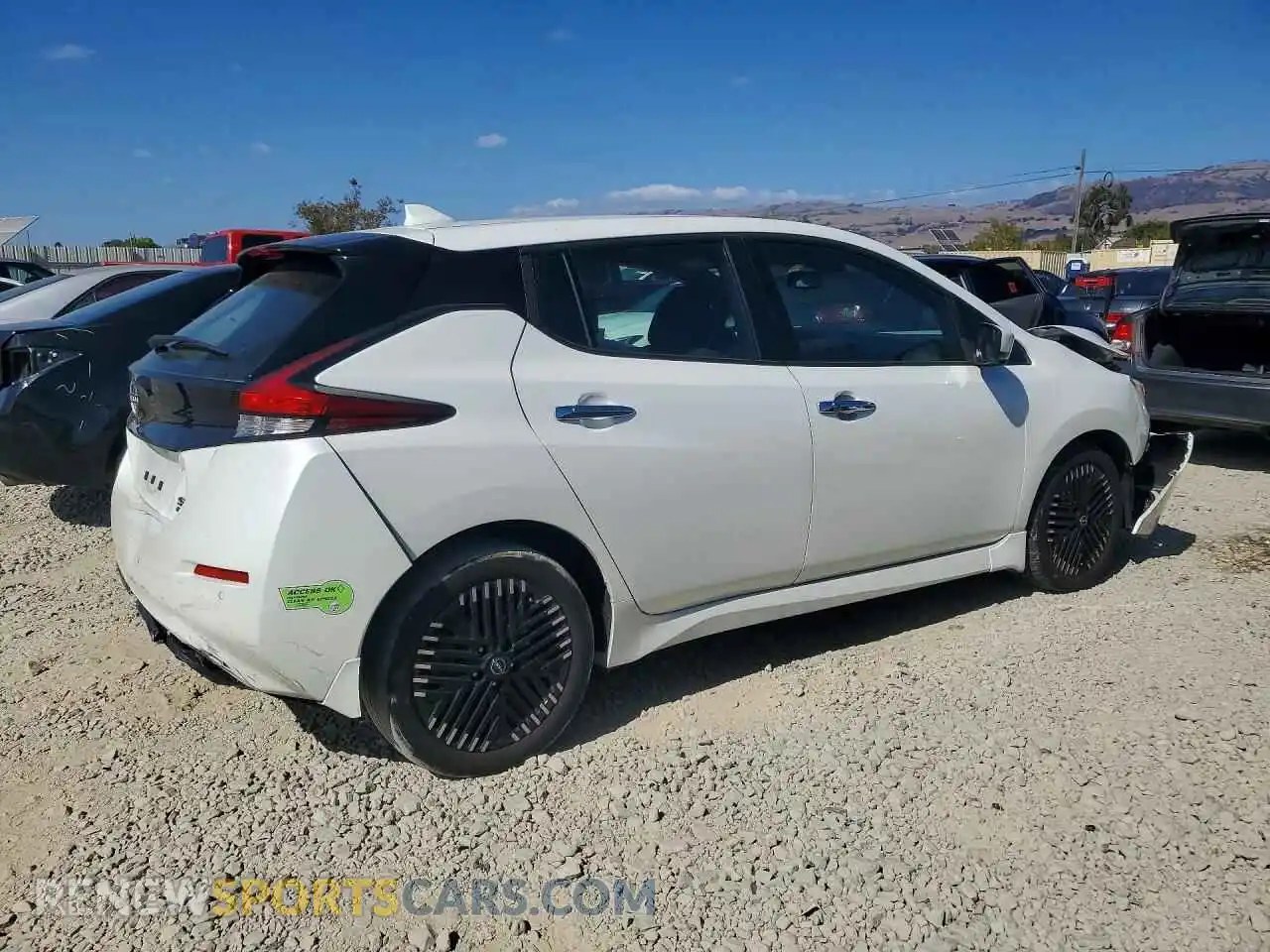 3 Photograph of a damaged car 1N4CZ1CV3PC551456 NISSAN LEAF 2023