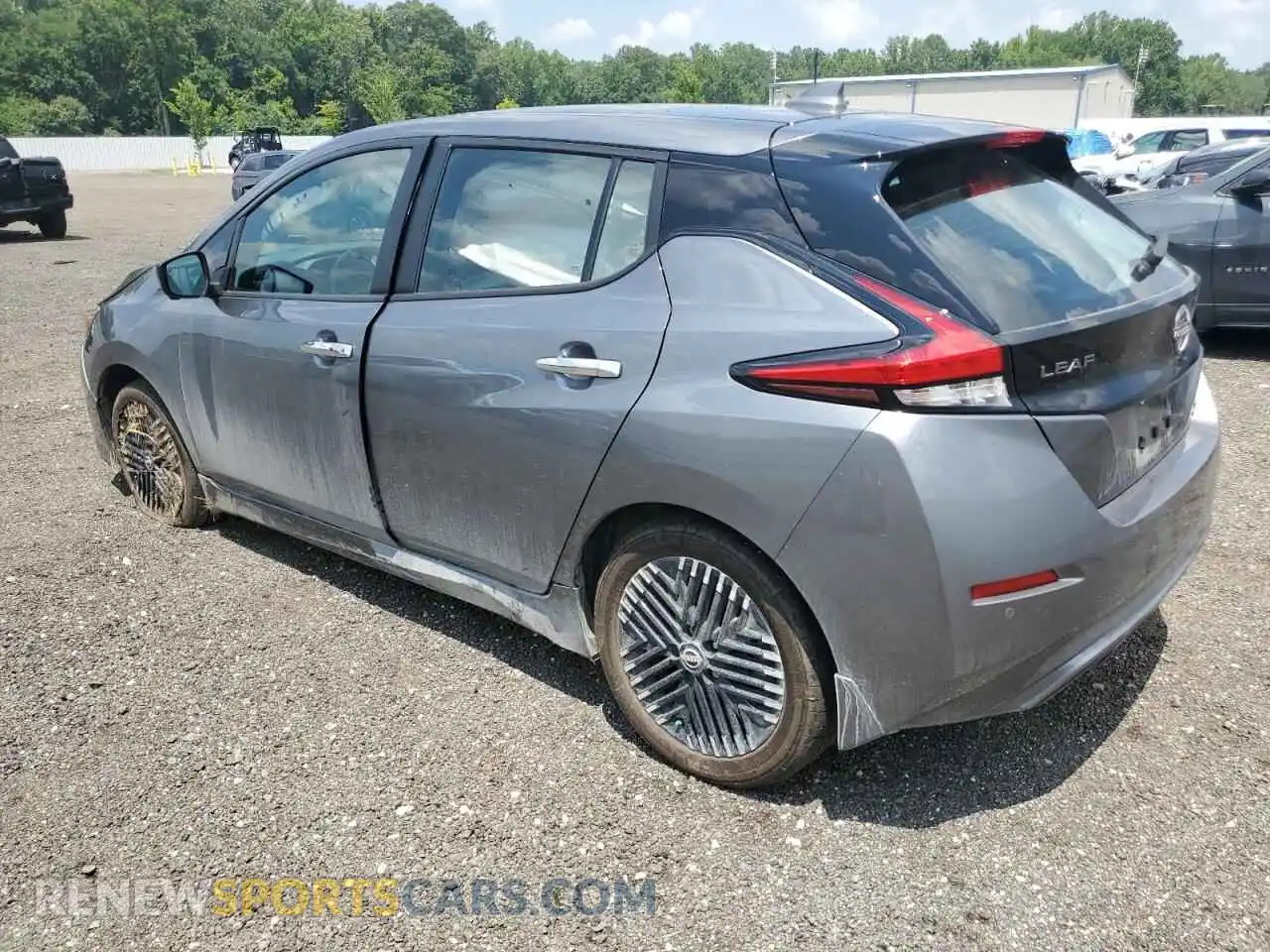 2 Photograph of a damaged car 1N4CZ1CV3PC563204 NISSAN LEAF 2023