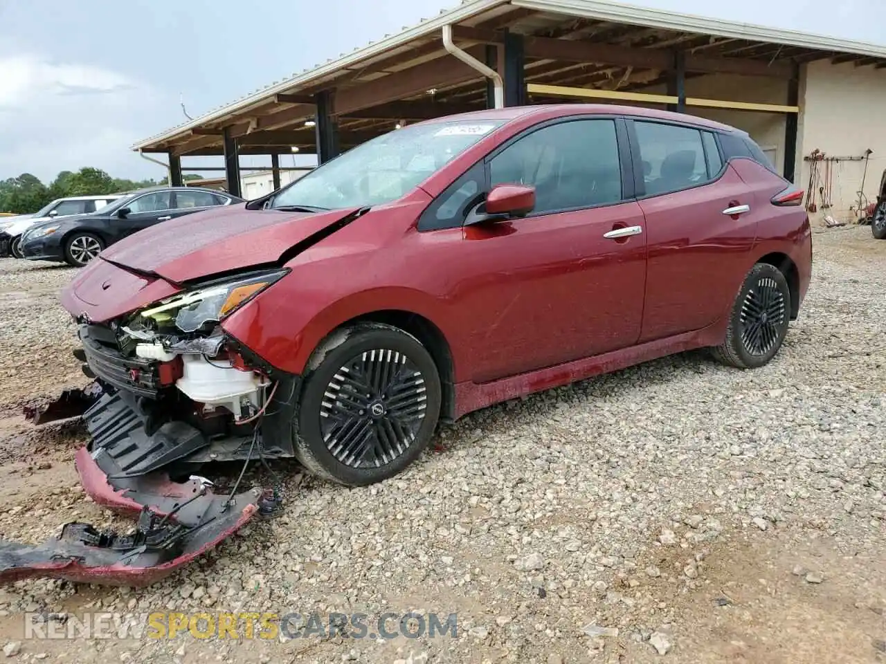 1 Photograph of a damaged car 1N4CZ1CV4PC555628 NISSAN LEAF 2023