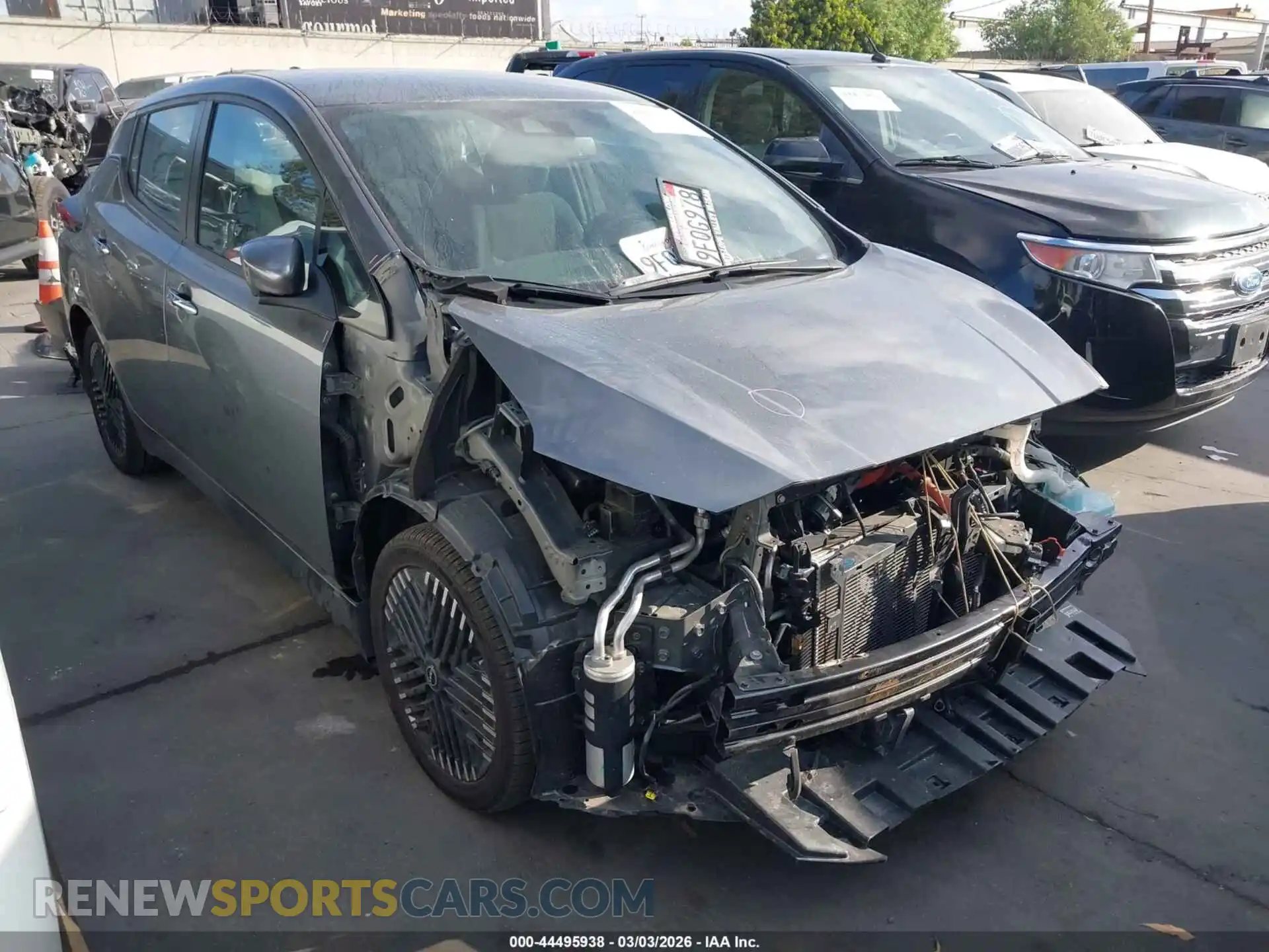 1 Photograph of a damaged car 1N4CZ1CV4PC558903 NISSAN LEAF 2023