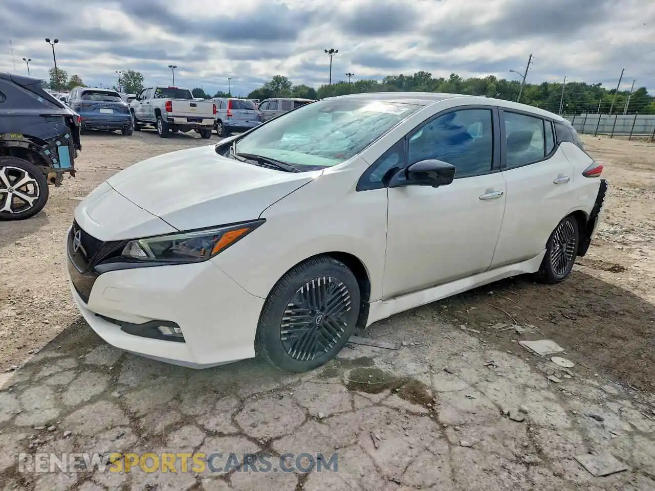 1 Photograph of a damaged car 1N4CZ1CV4PC563549 NISSAN LEAF 2023