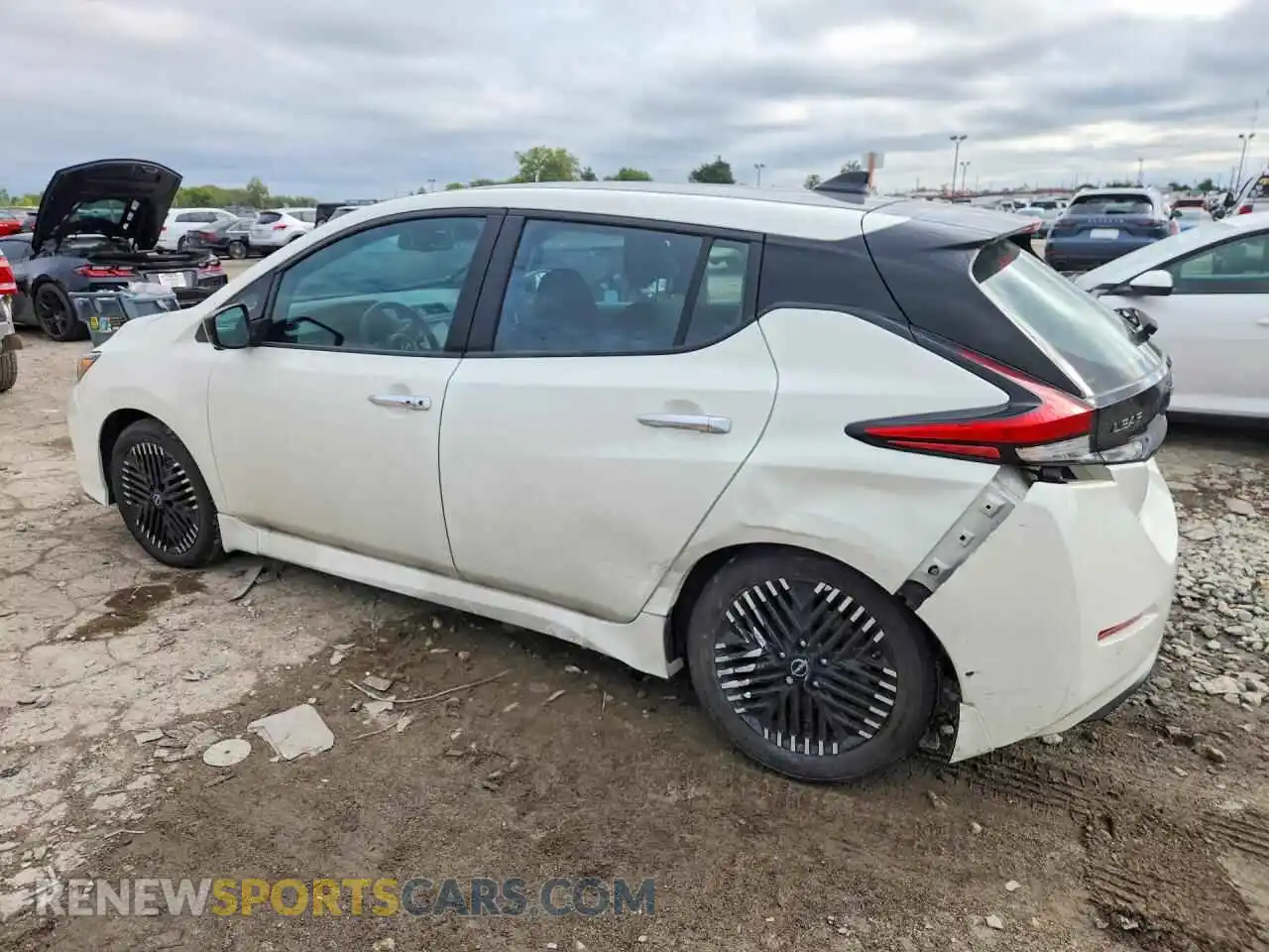 2 Photograph of a damaged car 1N4CZ1CV4PC563549 NISSAN LEAF 2023