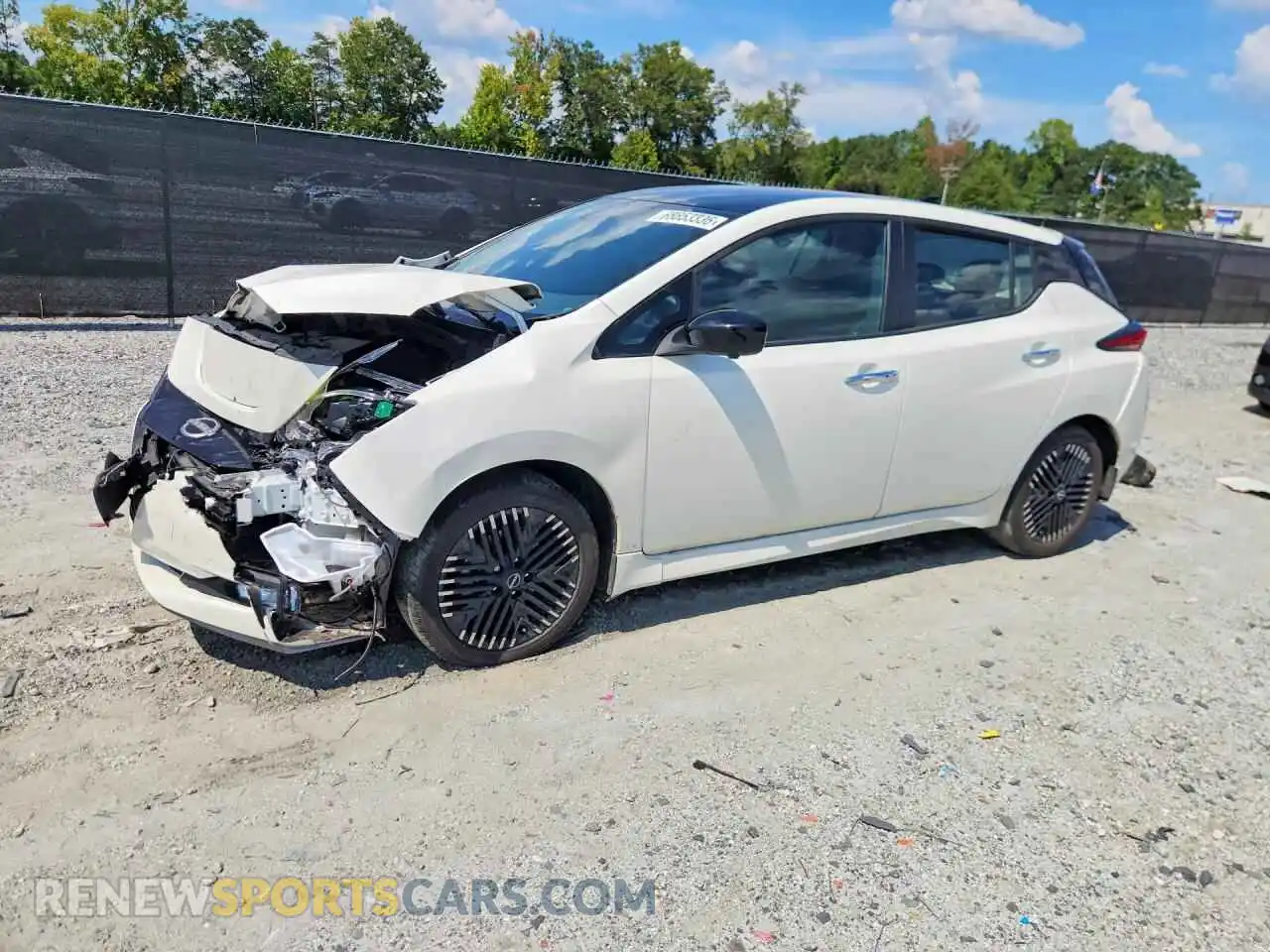 1 Photograph of a damaged car 1N4CZ1CV5PC551751 NISSAN LEAF 2023