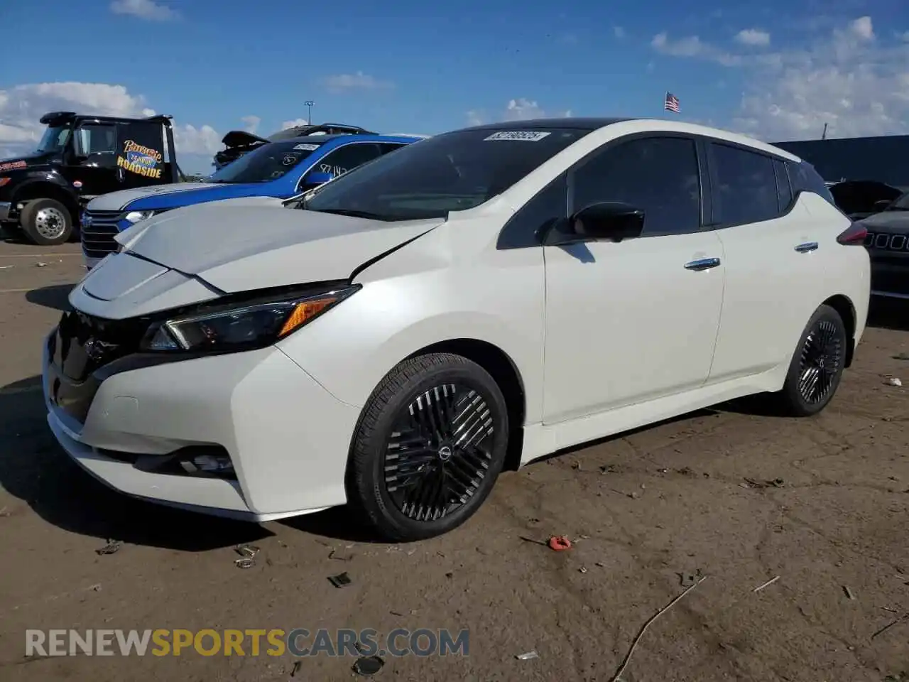 1 Photograph of a damaged car 1N4CZ1CV5PC558053 NISSAN LEAF 2023