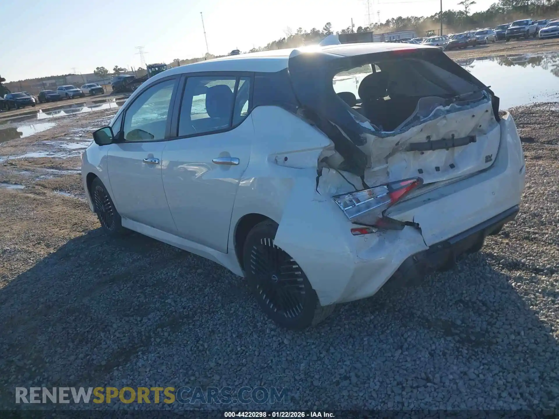 3 Photograph of a damaged car 1N4CZ1CV6PC558739 NISSAN LEAF 2023