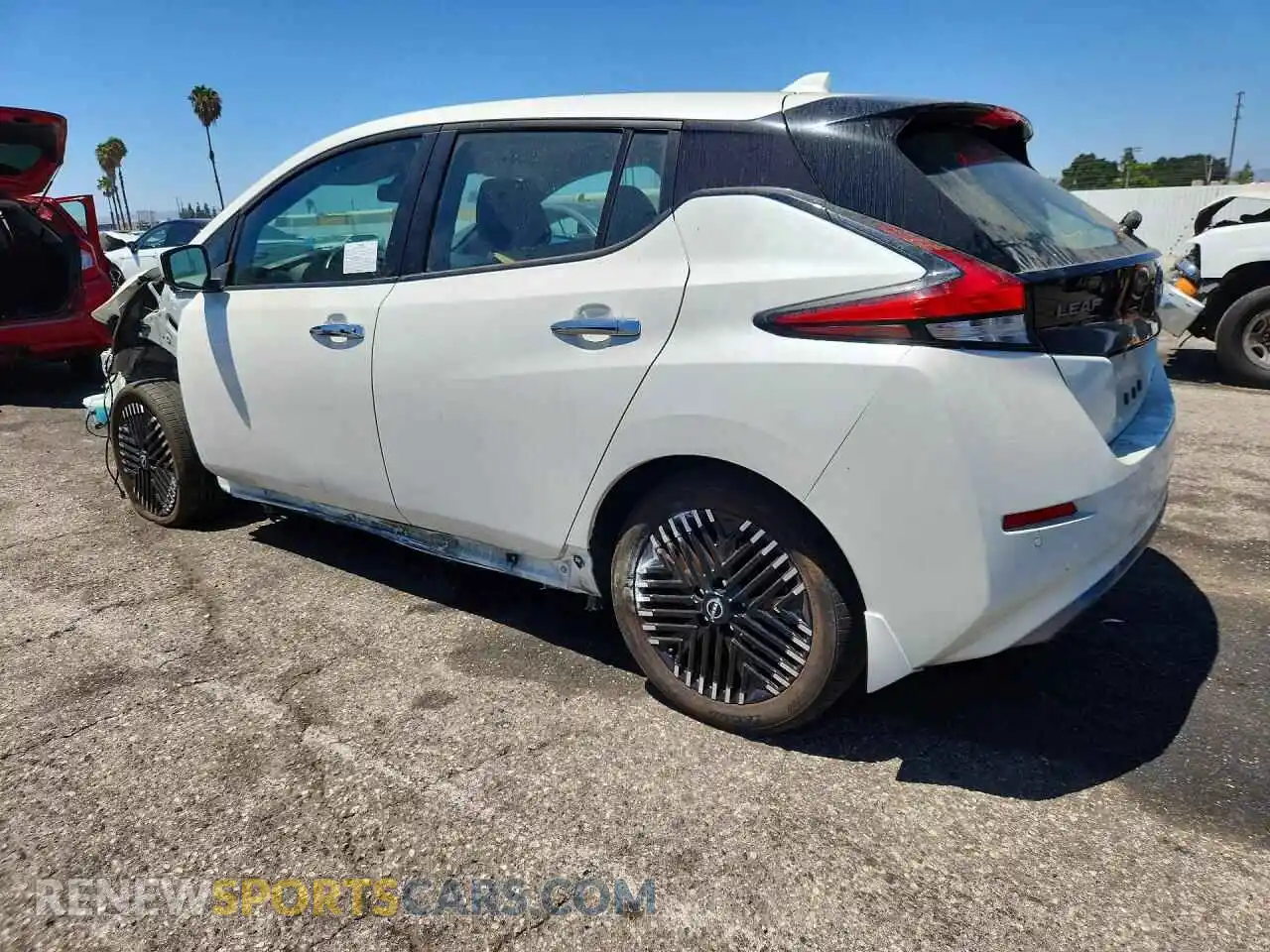 2 Photograph of a damaged car 1N4CZ1CV6PC560491 NISSAN LEAF 2023