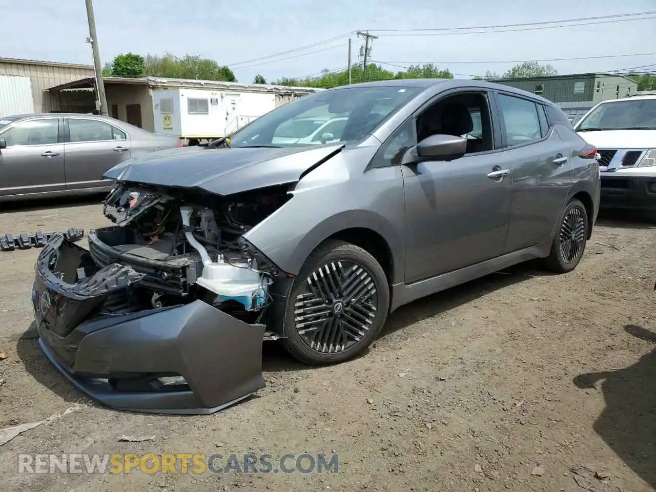 1 Photograph of a damaged car 1N4CZ1CV7PC550438 NISSAN LEAF 2023