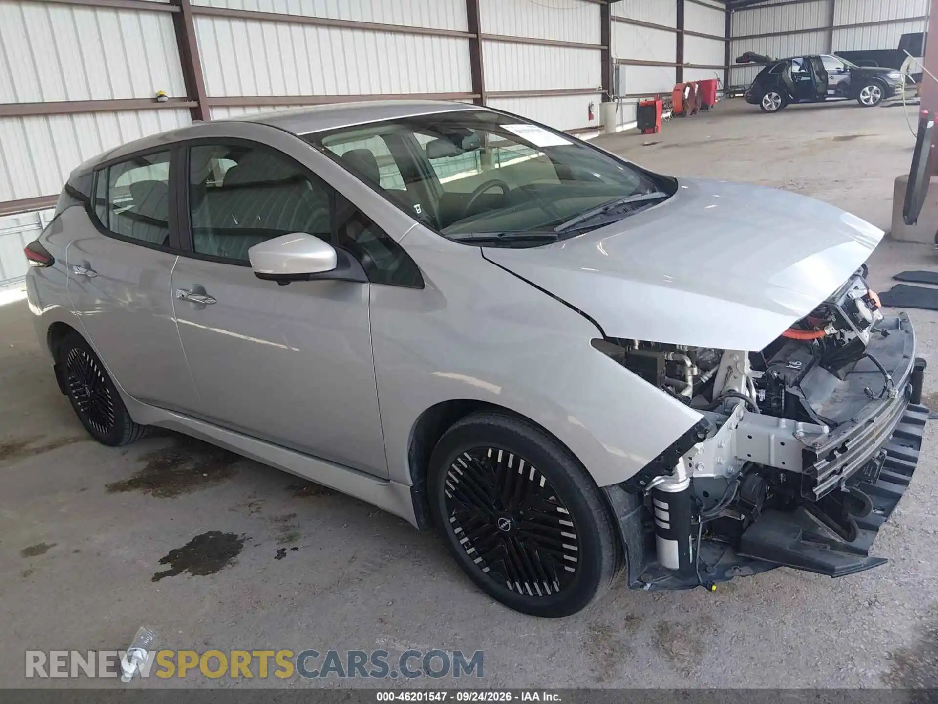1 Photograph of a damaged car 1N4CZ1CV7PC550455 NISSAN LEAF 2023