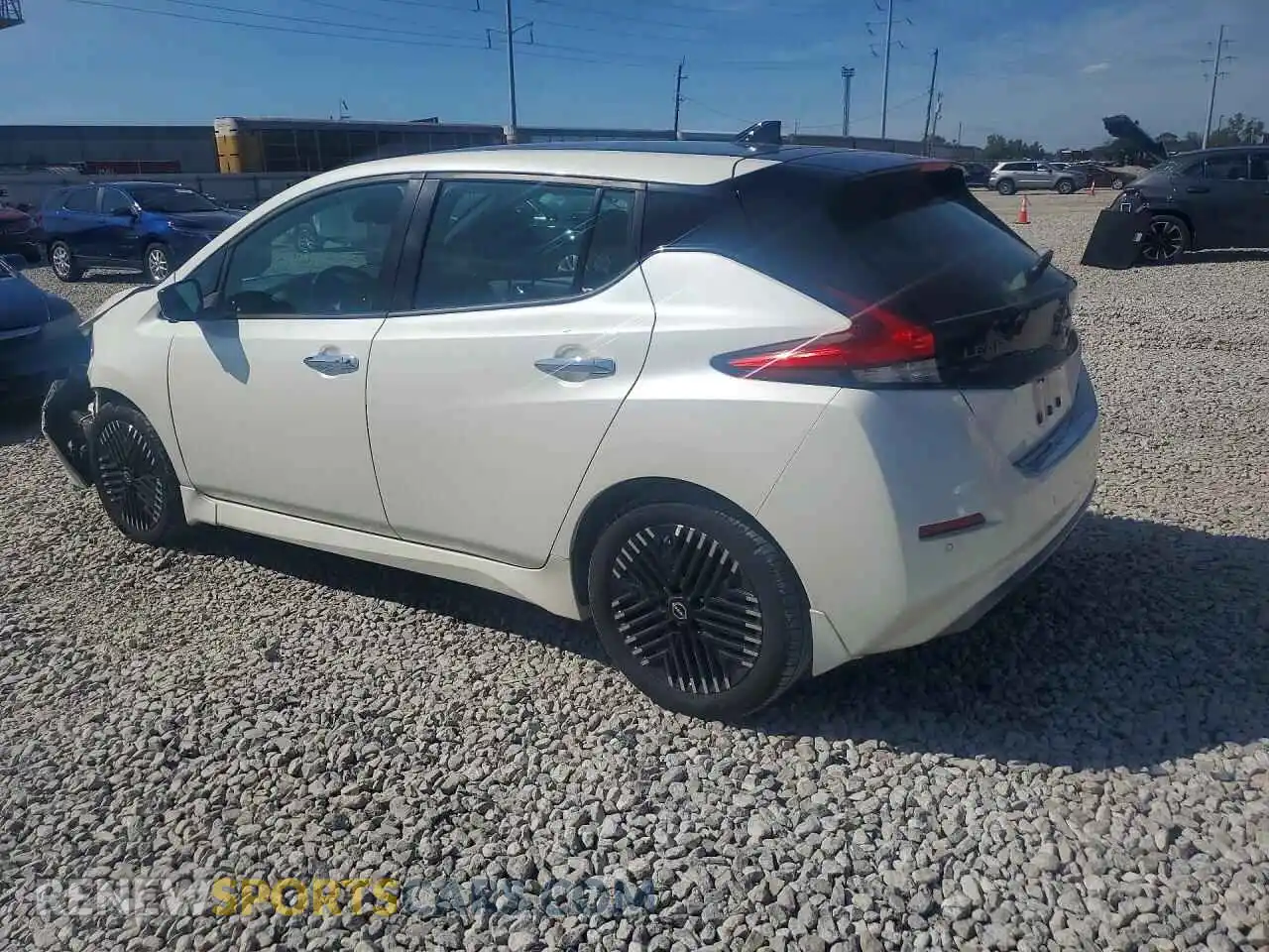 2 Photograph of a damaged car 1N4CZ1CV7PC550715 NISSAN LEAF 2023