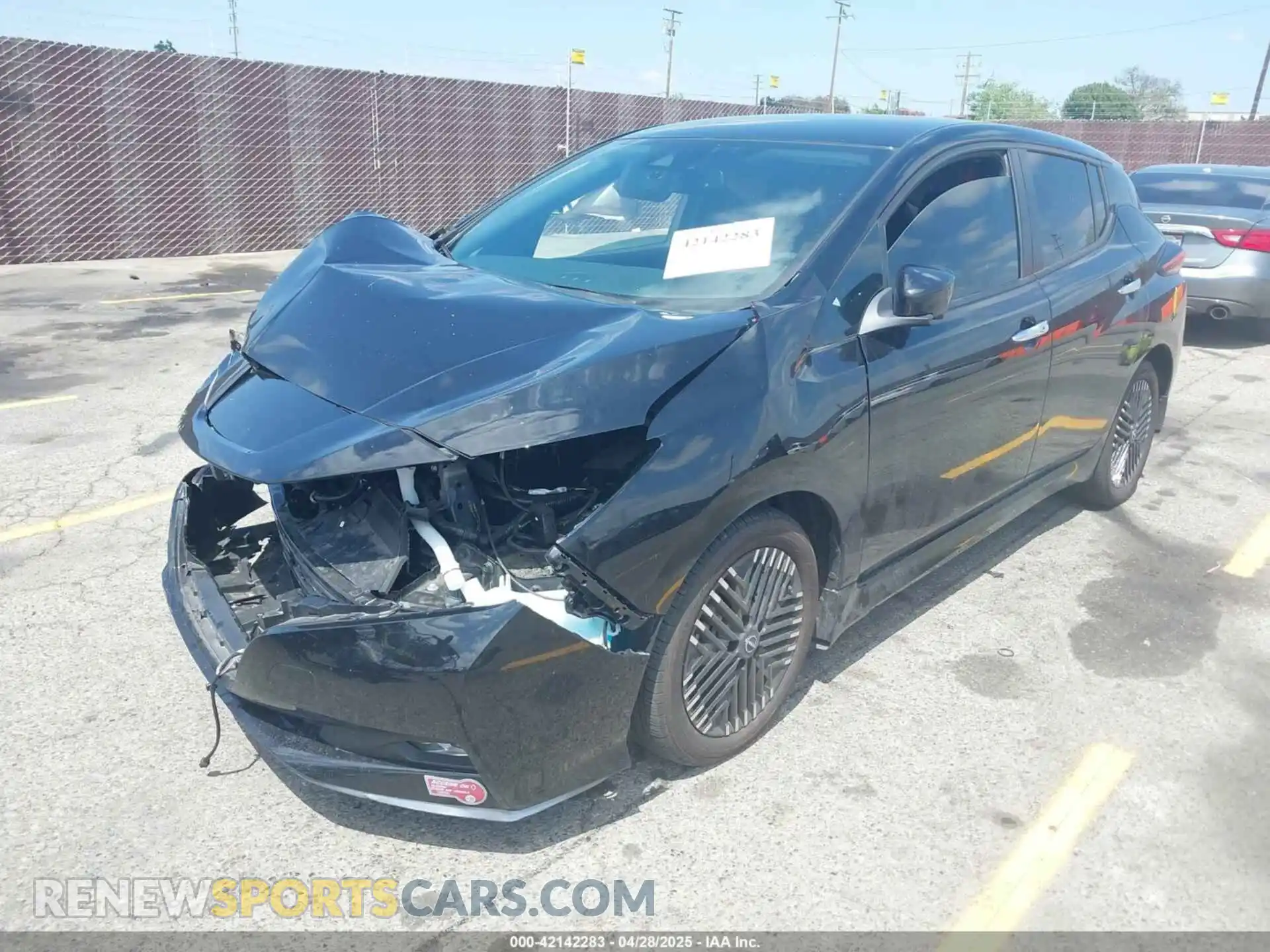 2 Photograph of a damaged car 1N4CZ1CV7PC562041 NISSAN LEAF 2023