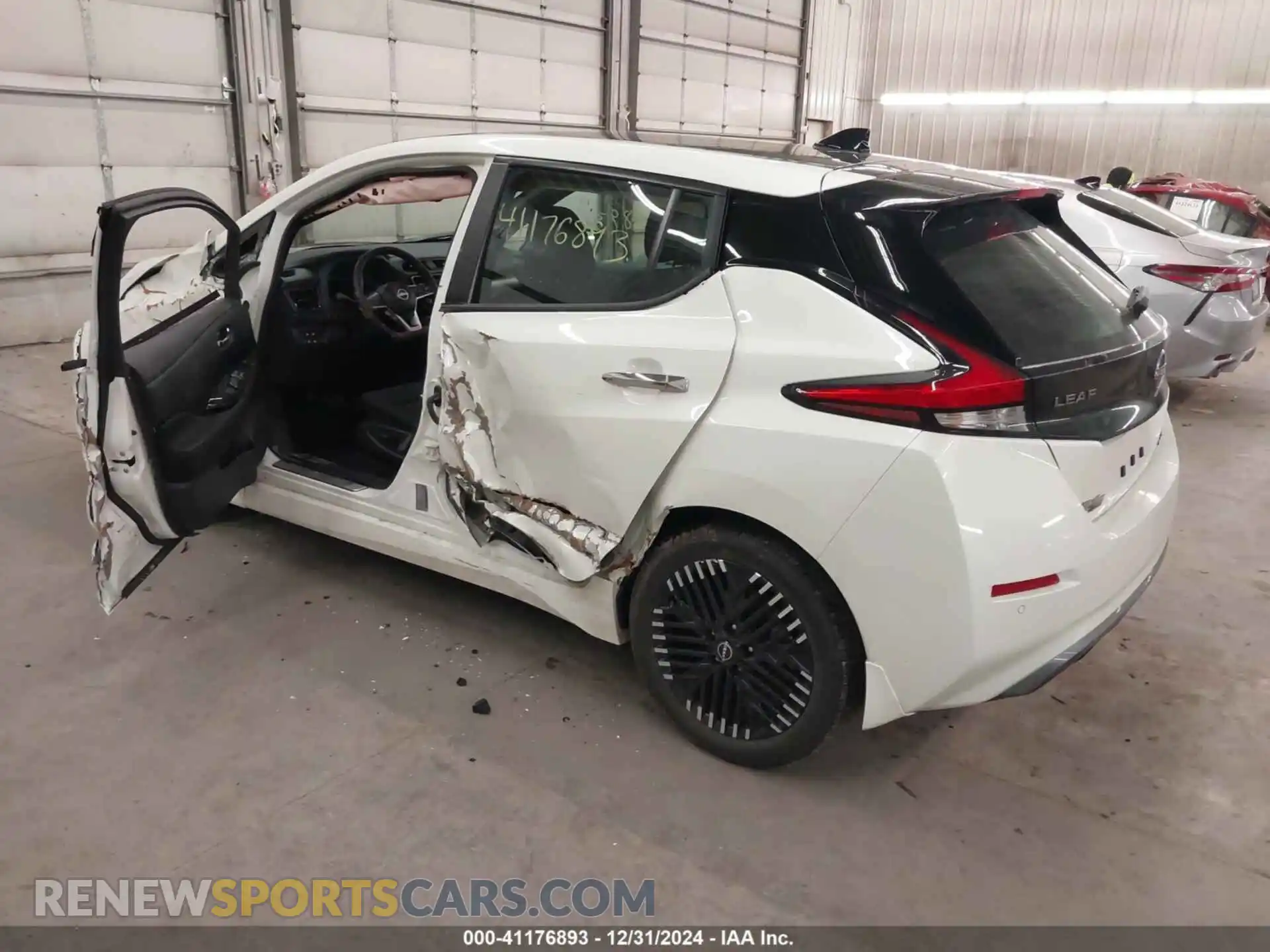 3 Photograph of a damaged car 1N4CZ1CV8PC561920 NISSAN LEAF 2023