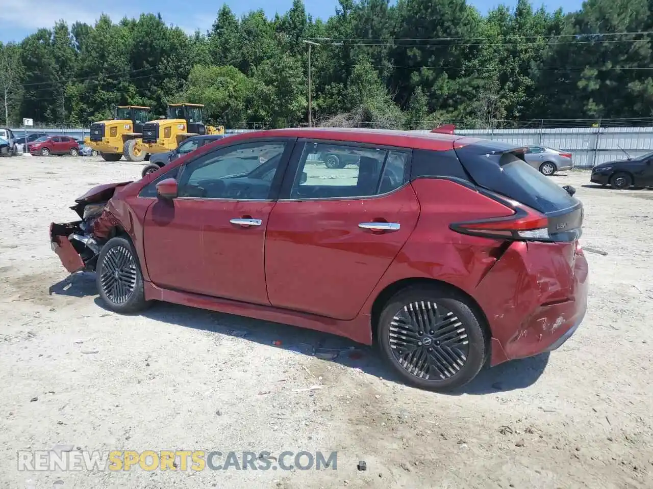 2 Photograph of a damaged car 1N4CZ1CV9PC551297 NISSAN LEAF 2023