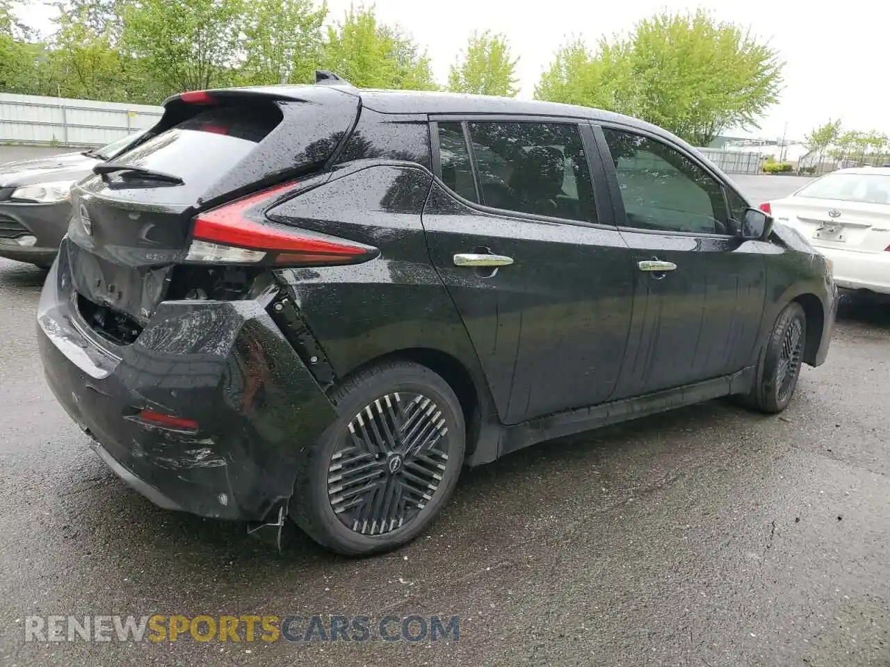 3 Photograph of a damaged car 1N4CZ1CVXPC552443 NISSAN LEAF 2023