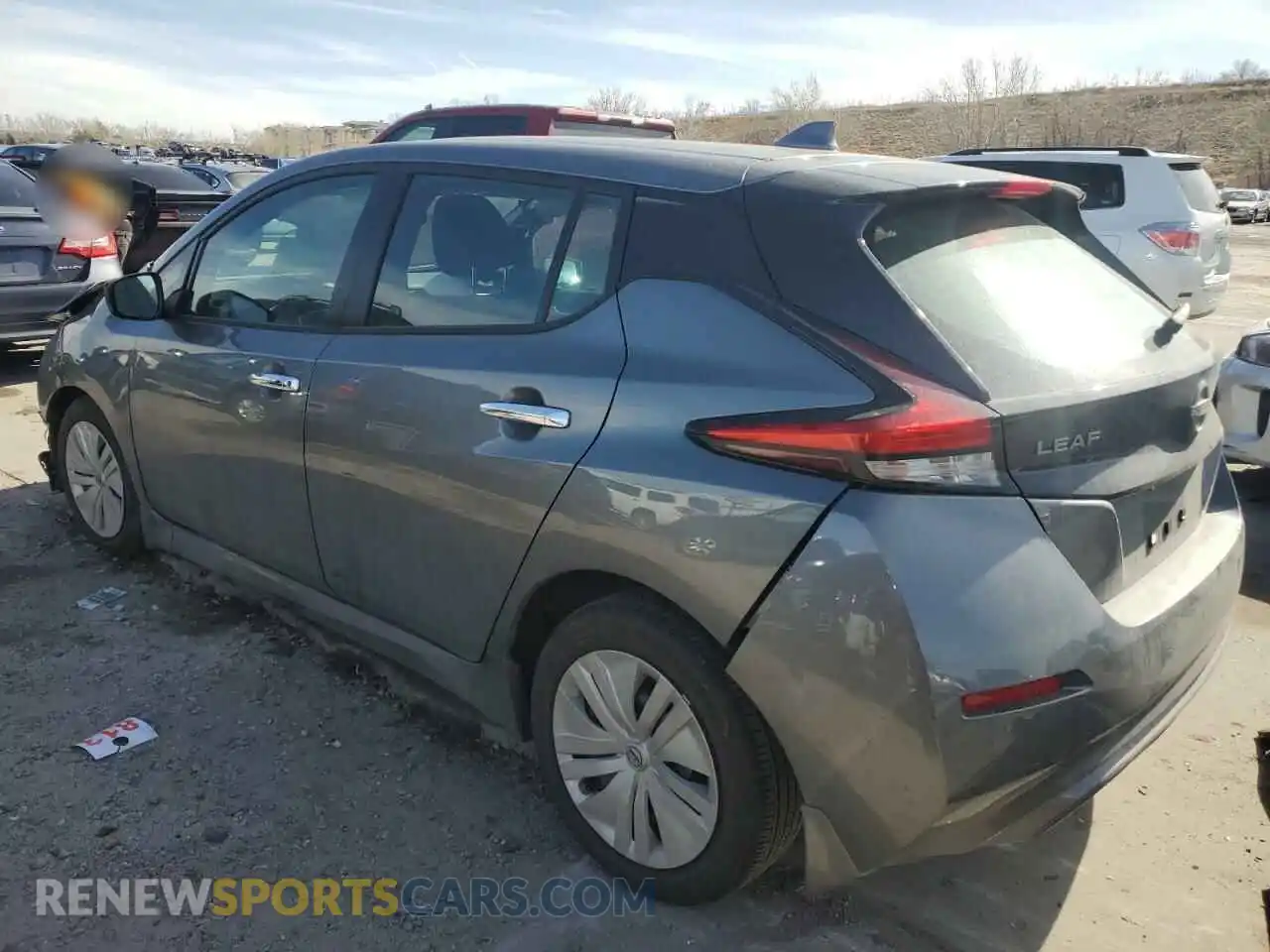 2 Photograph of a damaged car 1N4AZ1BV3RC555163 NISSAN LEAF 2024