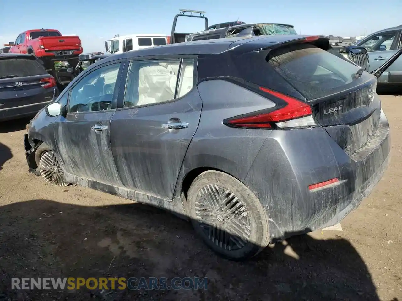 2 Photograph of a damaged car 1N4CZ1CV0RC553281 NISSAN LEAF 2024