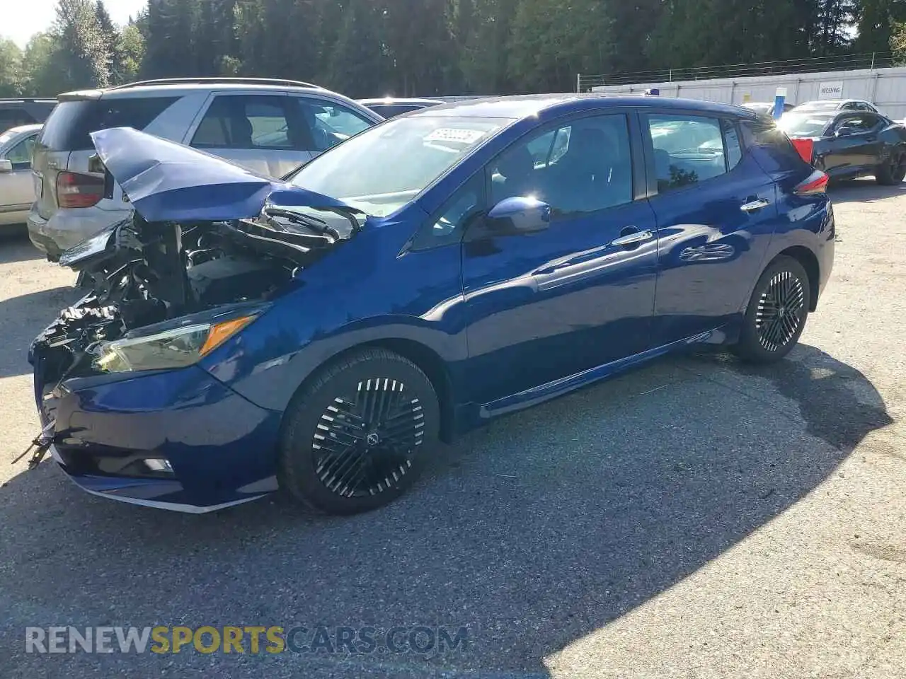 1 Photograph of a damaged car 1N4CZ1CV7RC557151 NISSAN LEAF 2024