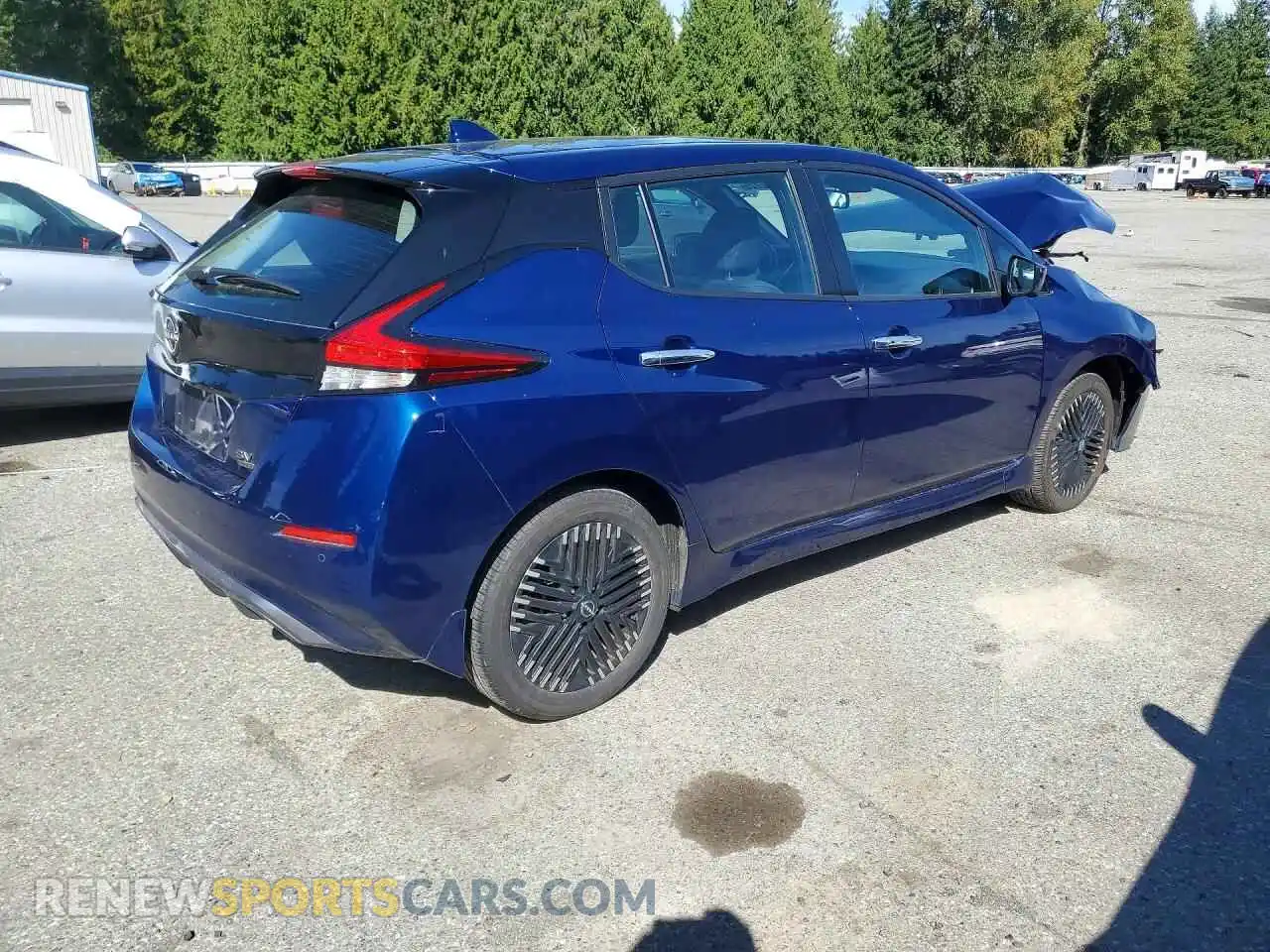 3 Photograph of a damaged car 1N4CZ1CV7RC557151 NISSAN LEAF 2024