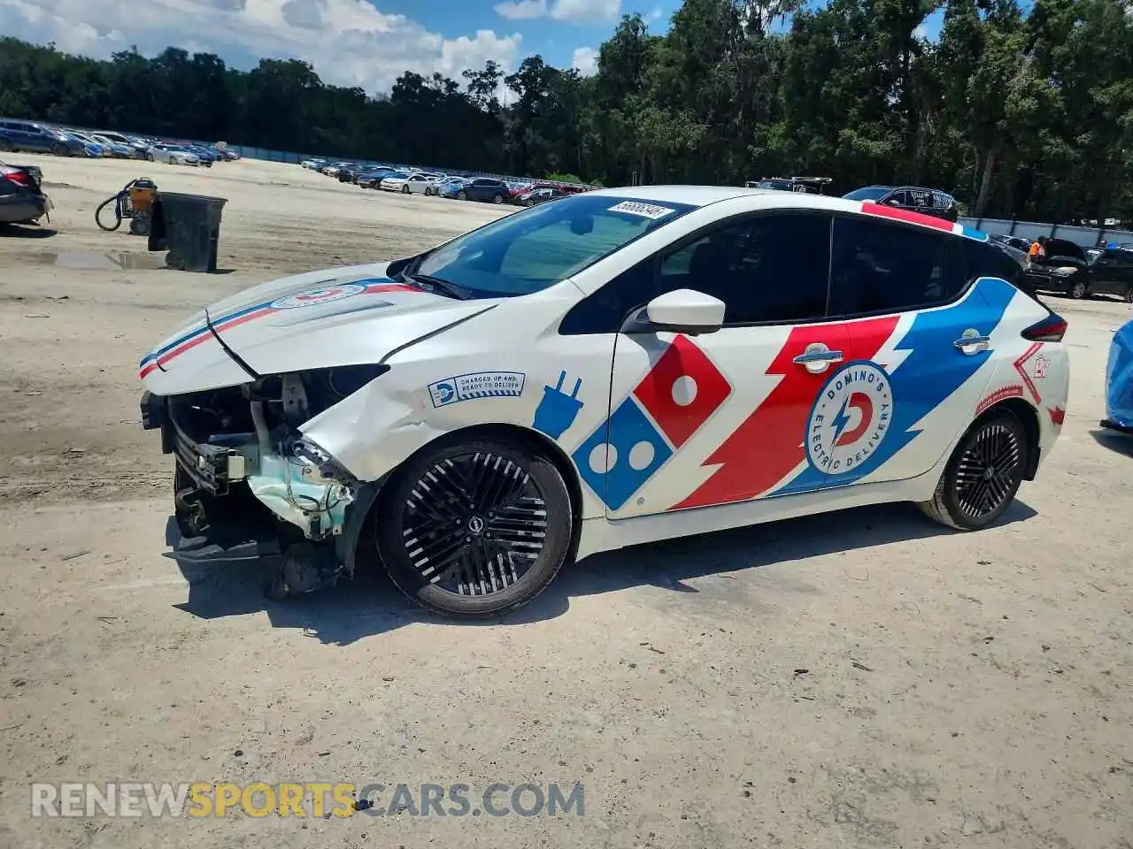 1 Photograph of a damaged car 1N4CZ1CV8RC553108 NISSAN LEAF 2024