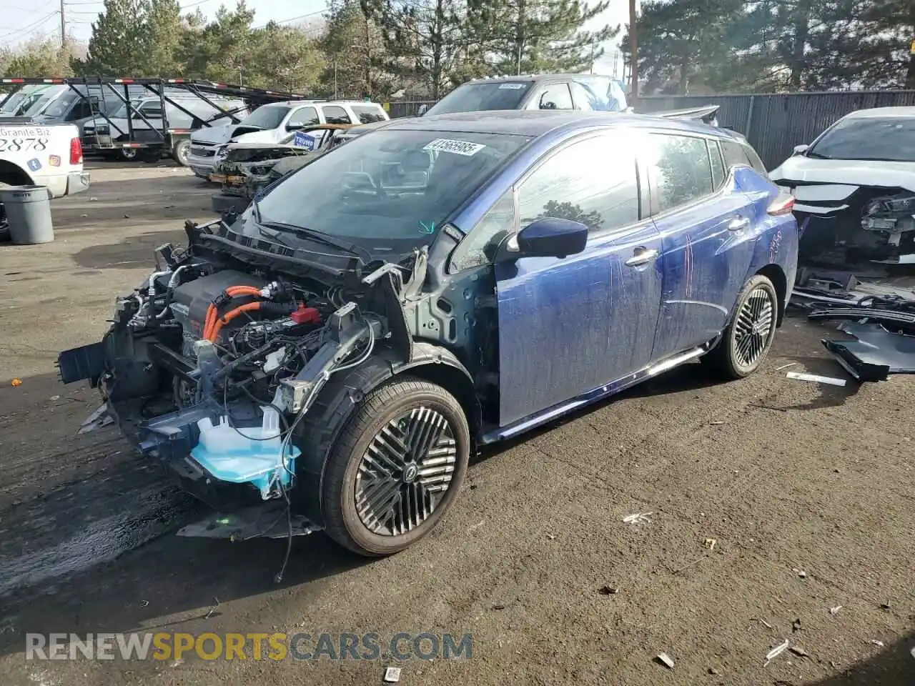 1 Фотография поврежденного автомобиля 1N4CZ1CV8RC556672 NISSAN LEAF 2024