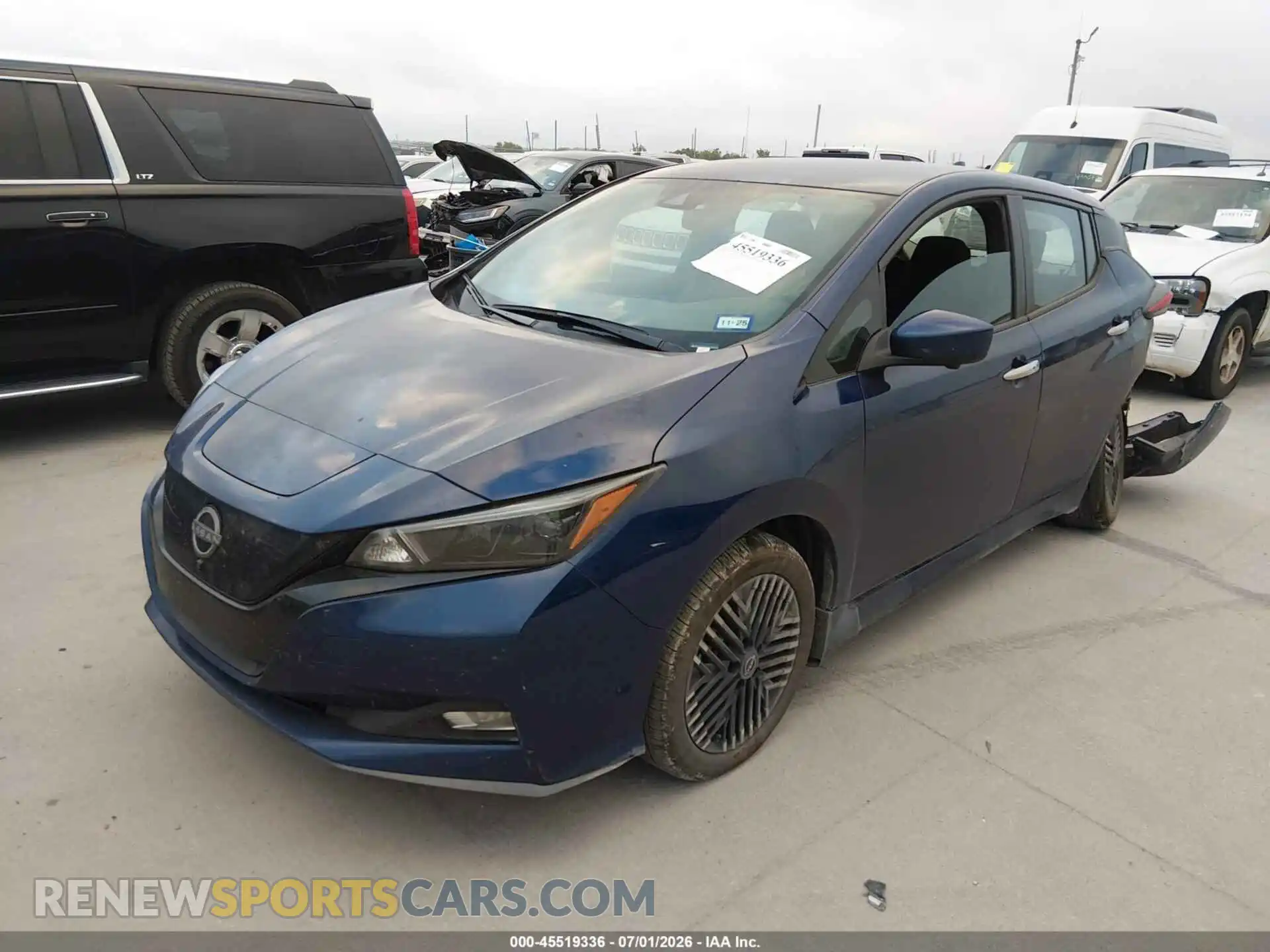 2 Photograph of a damaged car 1N4CZ1CV9RC554493 NISSAN LEAF 2024